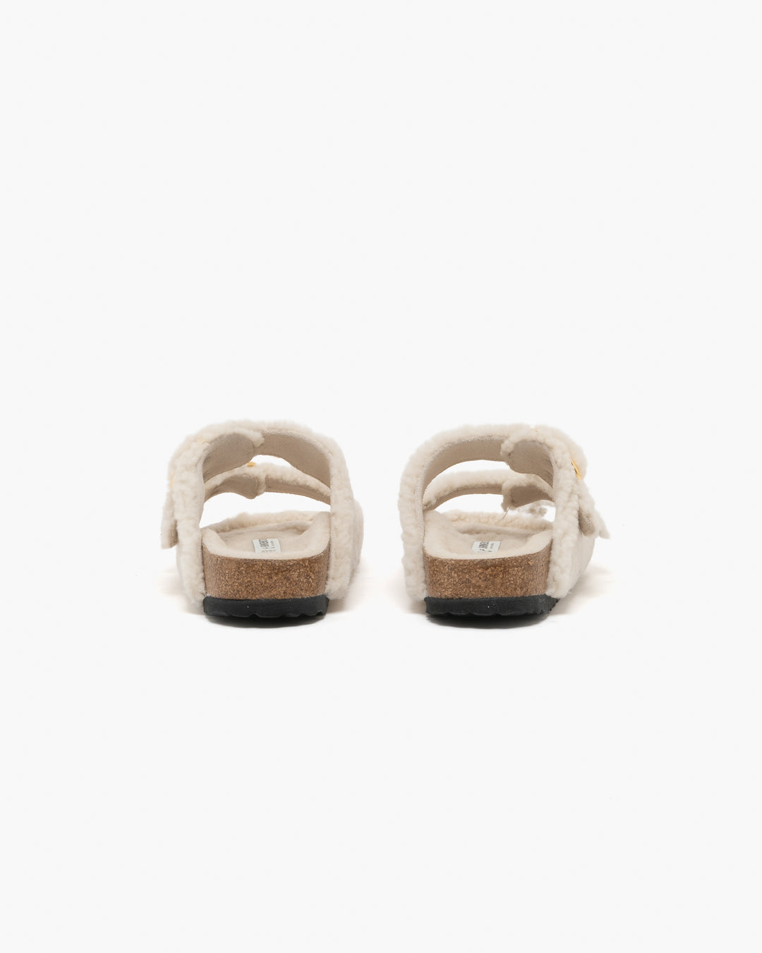 Birkenstock Arizona Big Buckle Teddy Eggshell