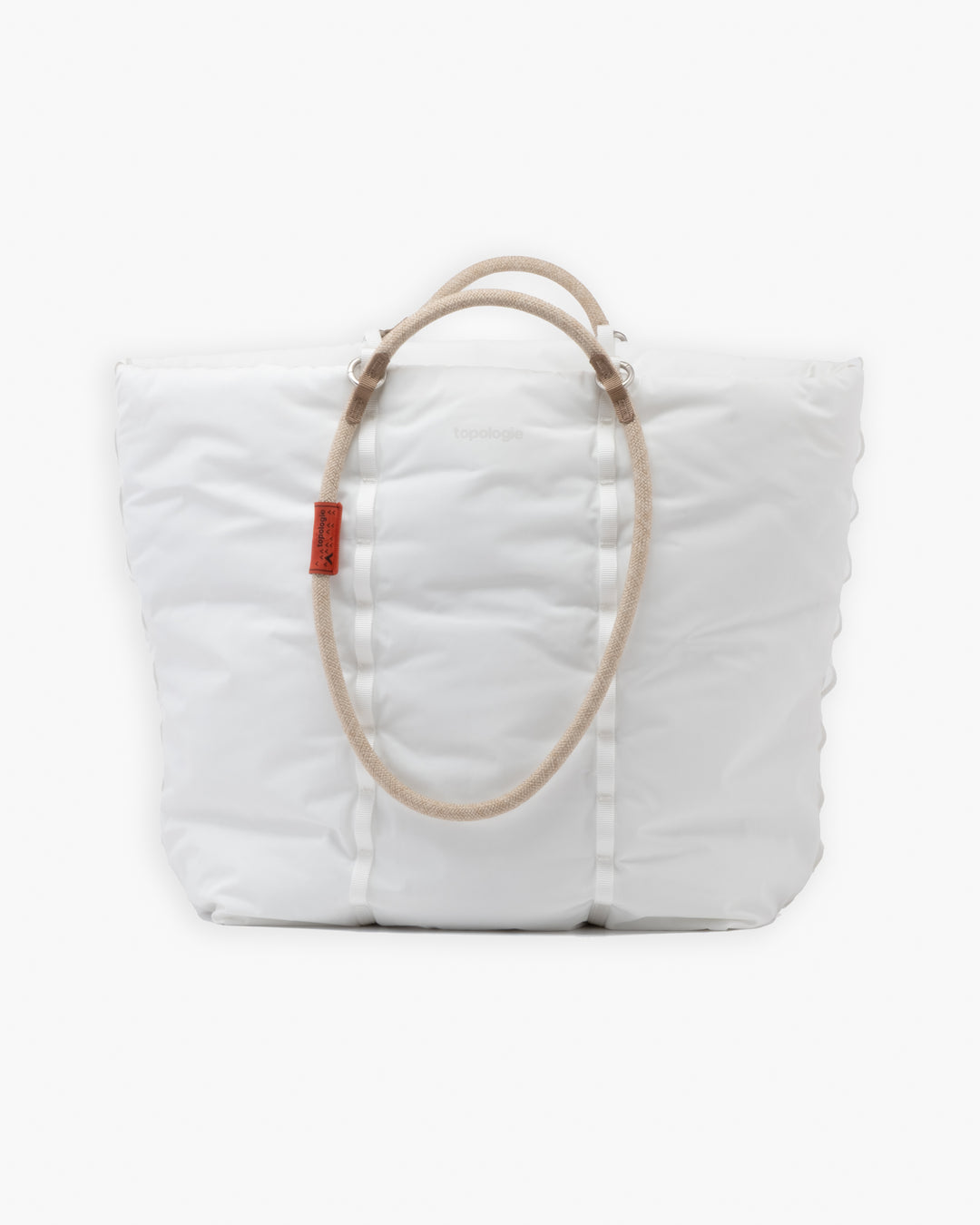 Topologie Cloud Tote Marshmallow + 10mm Rope Loop Coffee Melange