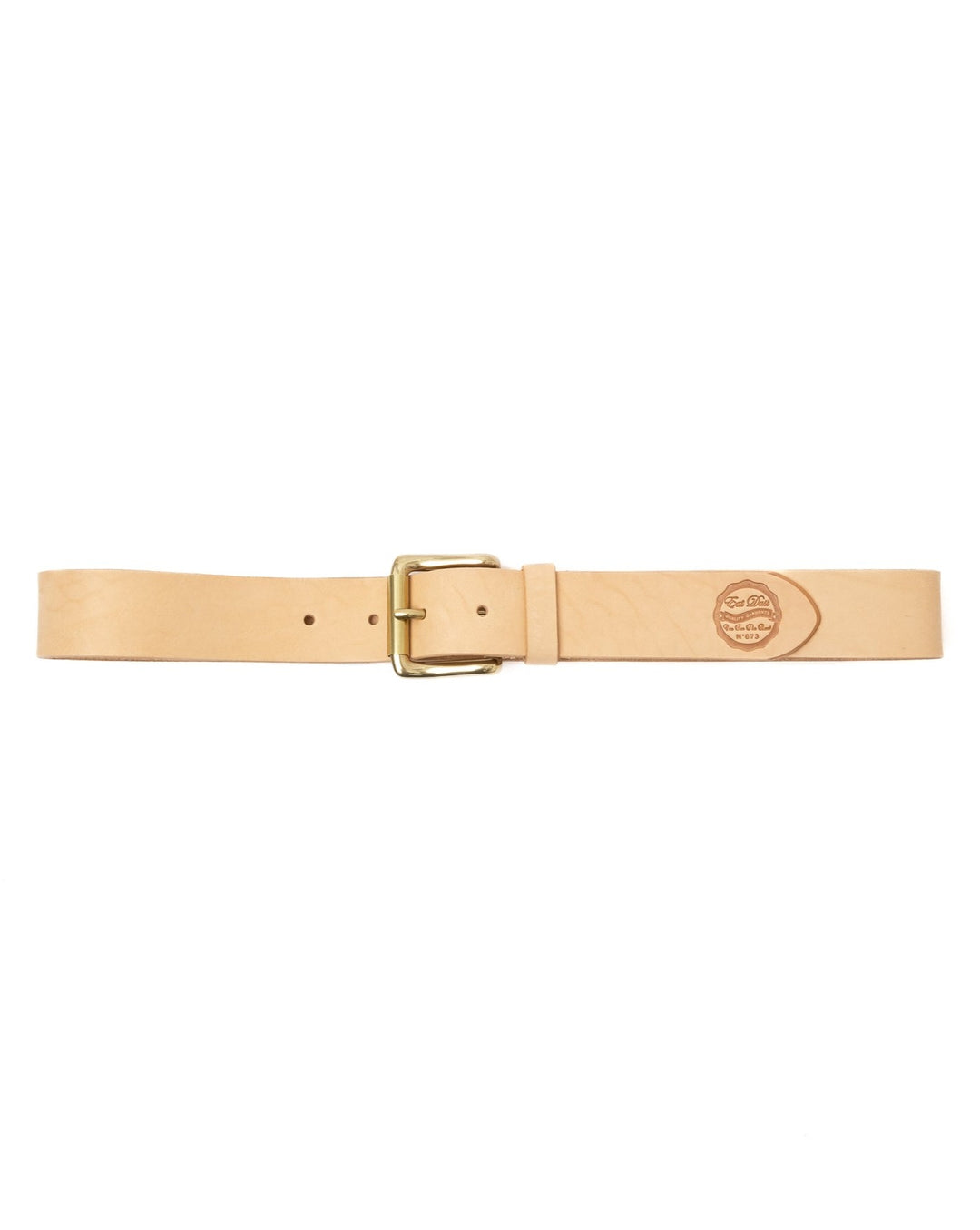 Leather Belt Roller Natural