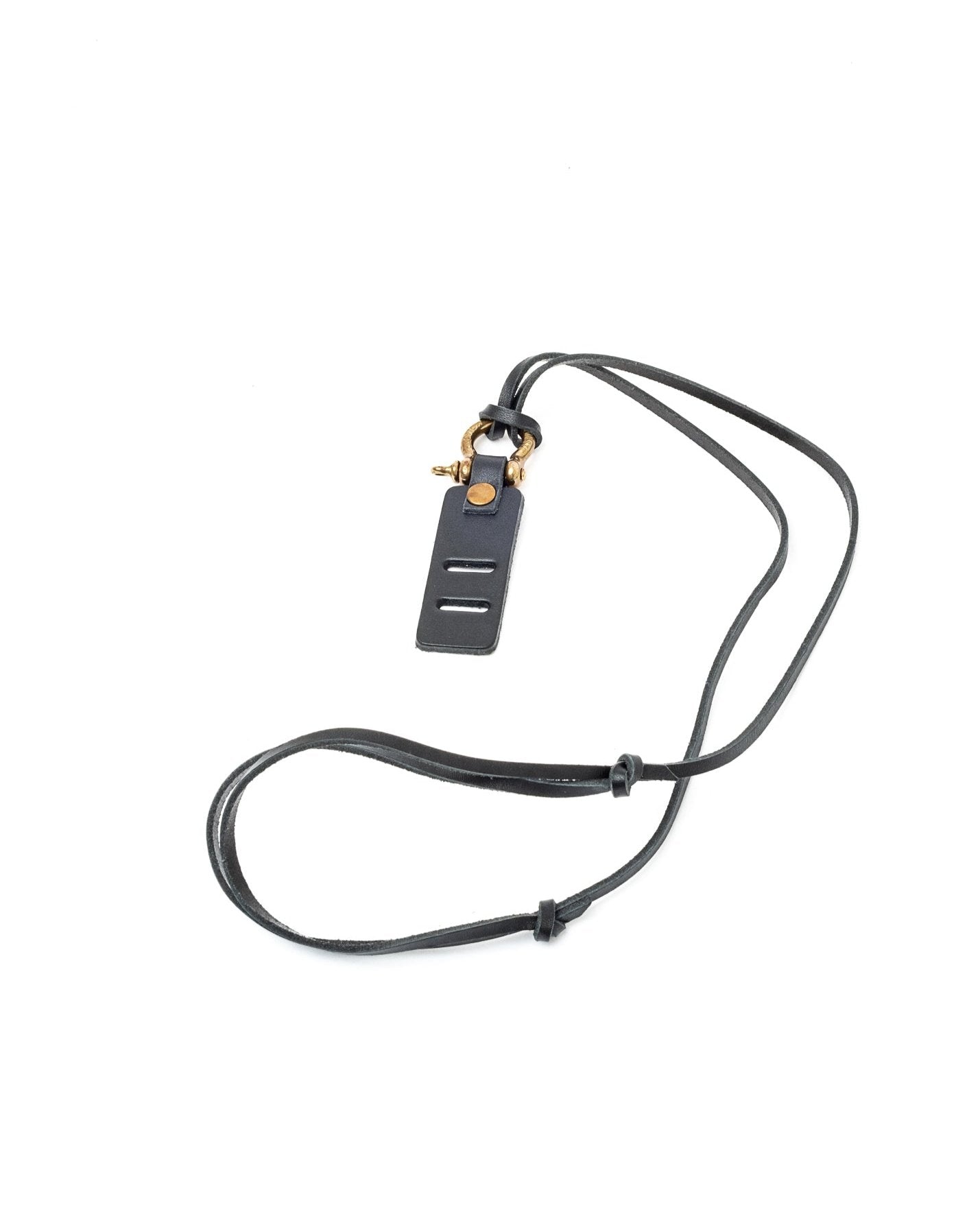 Sunglass Strap Leather Black Eat Dust