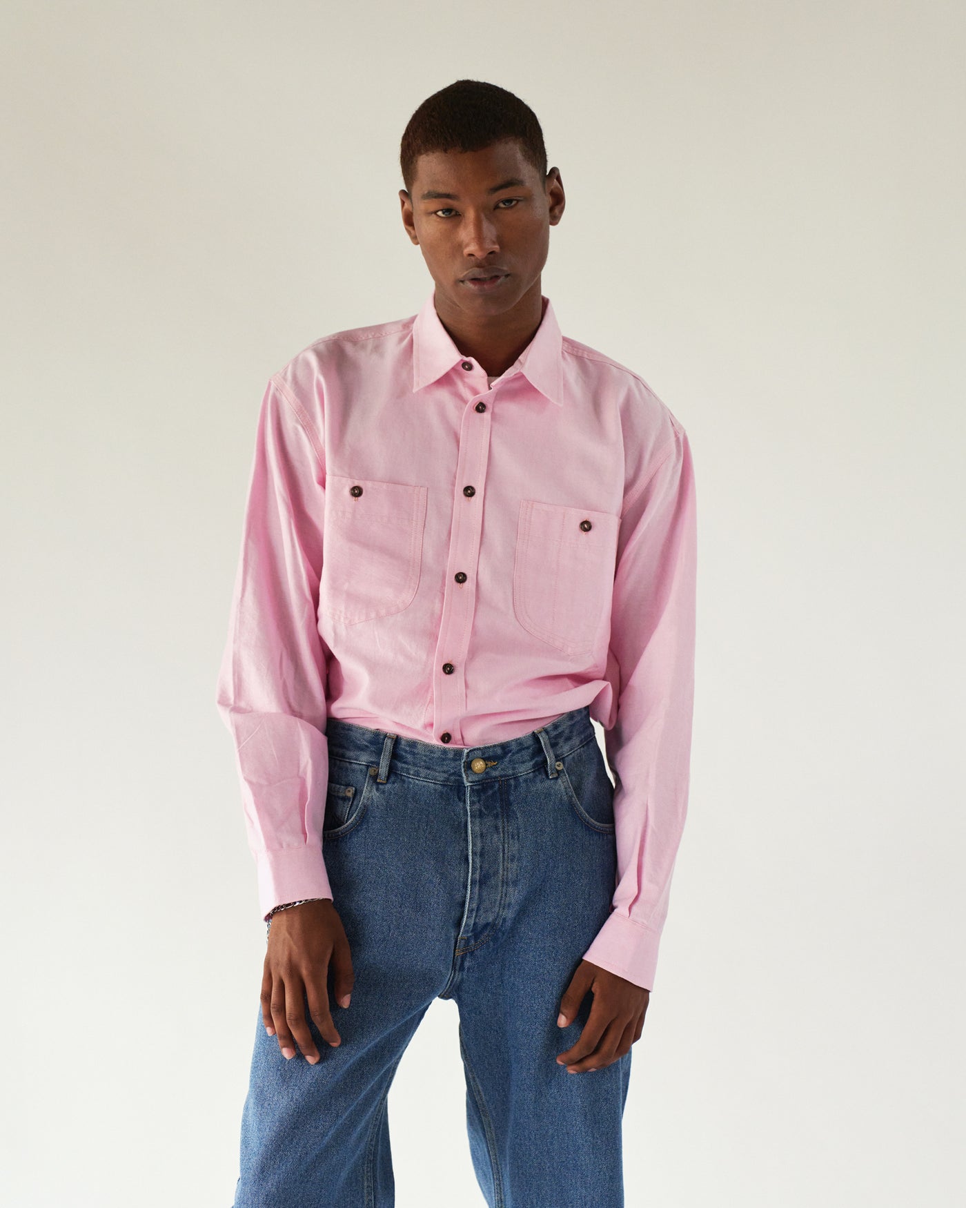 Mechanic Shirt Recycled Oxford Blossom