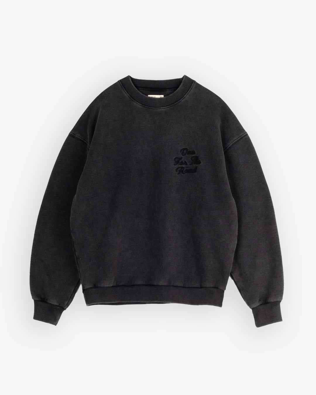 Detroit Sweater Basic Fleece Washed Black