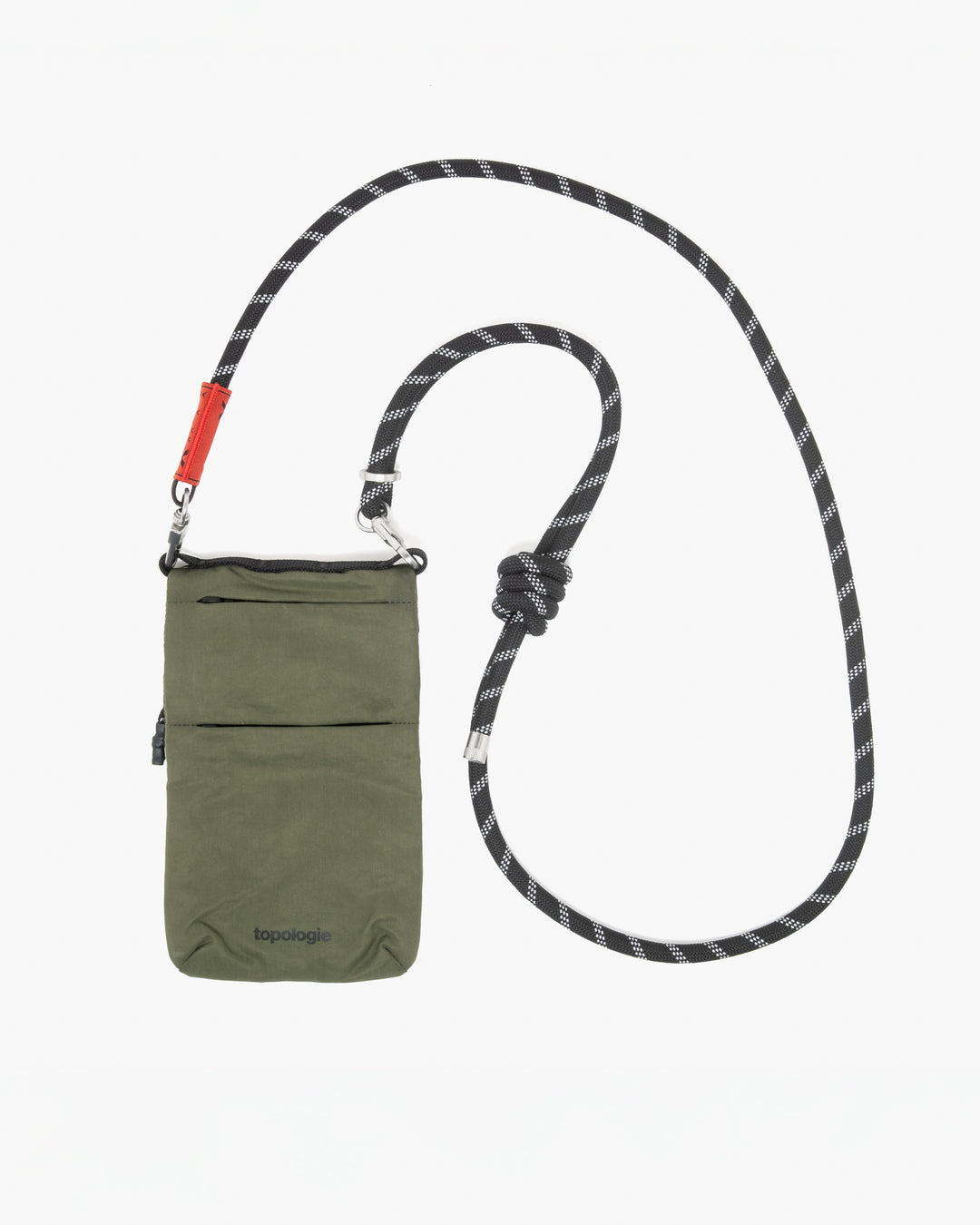 Topologie Wares Bags Phone Sacoche Deep Forest + 8mm Rope Strap Black Reflective