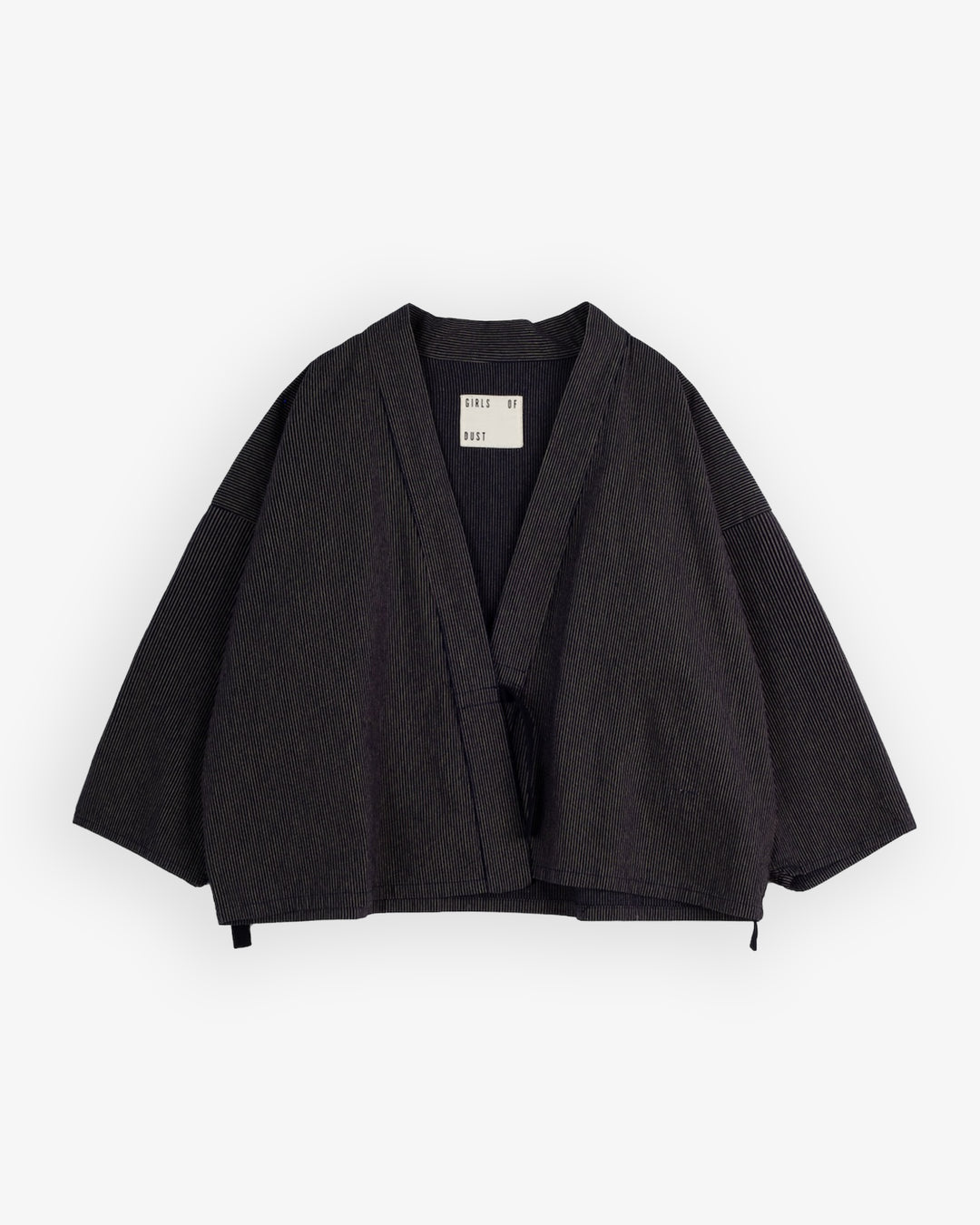 G.o.D Kimono Boro Stripes Navy / Off White