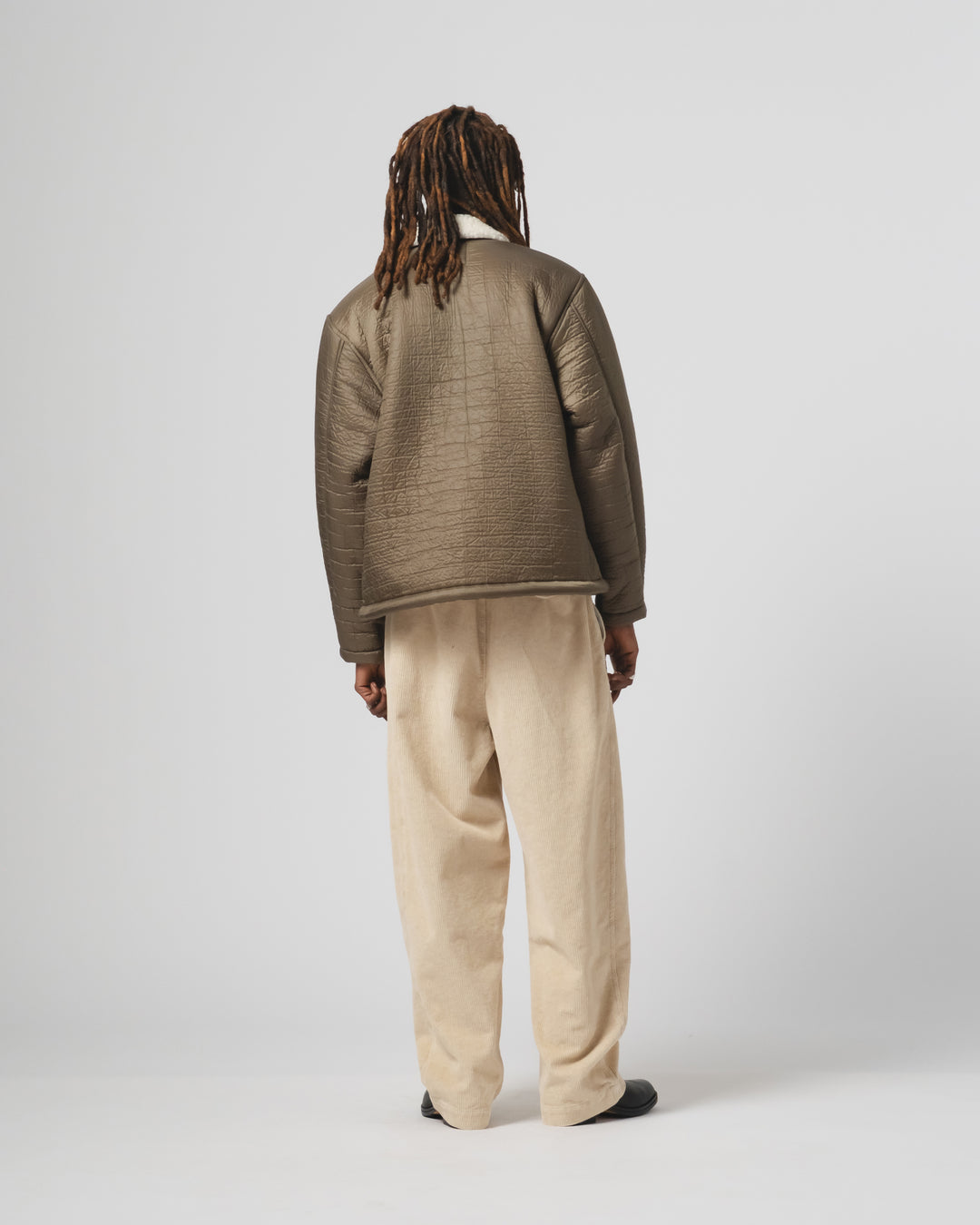 Sonora Jacket Piumino Nylon Fossil/Off White