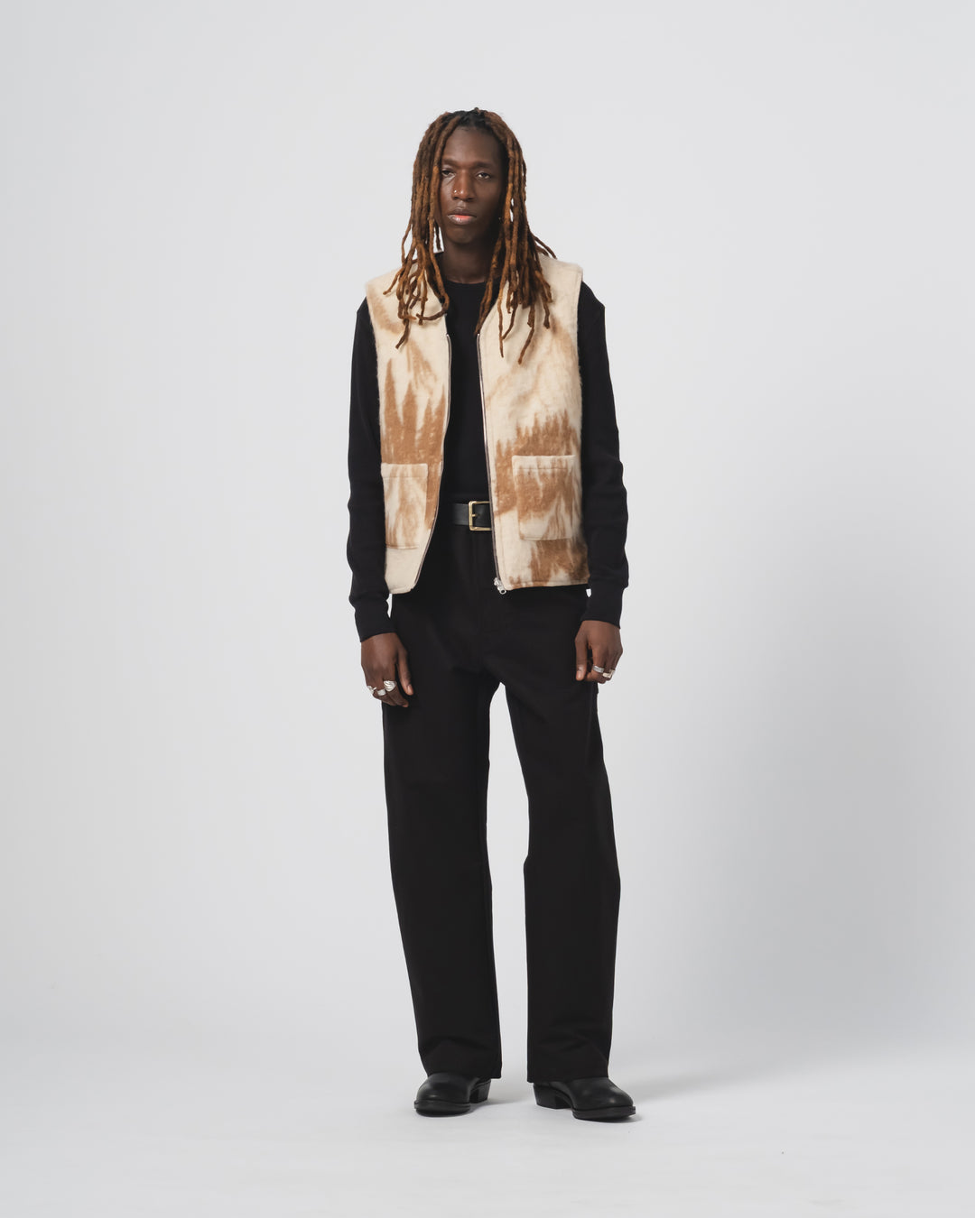 Deck Vest Nebraska Cotton Black