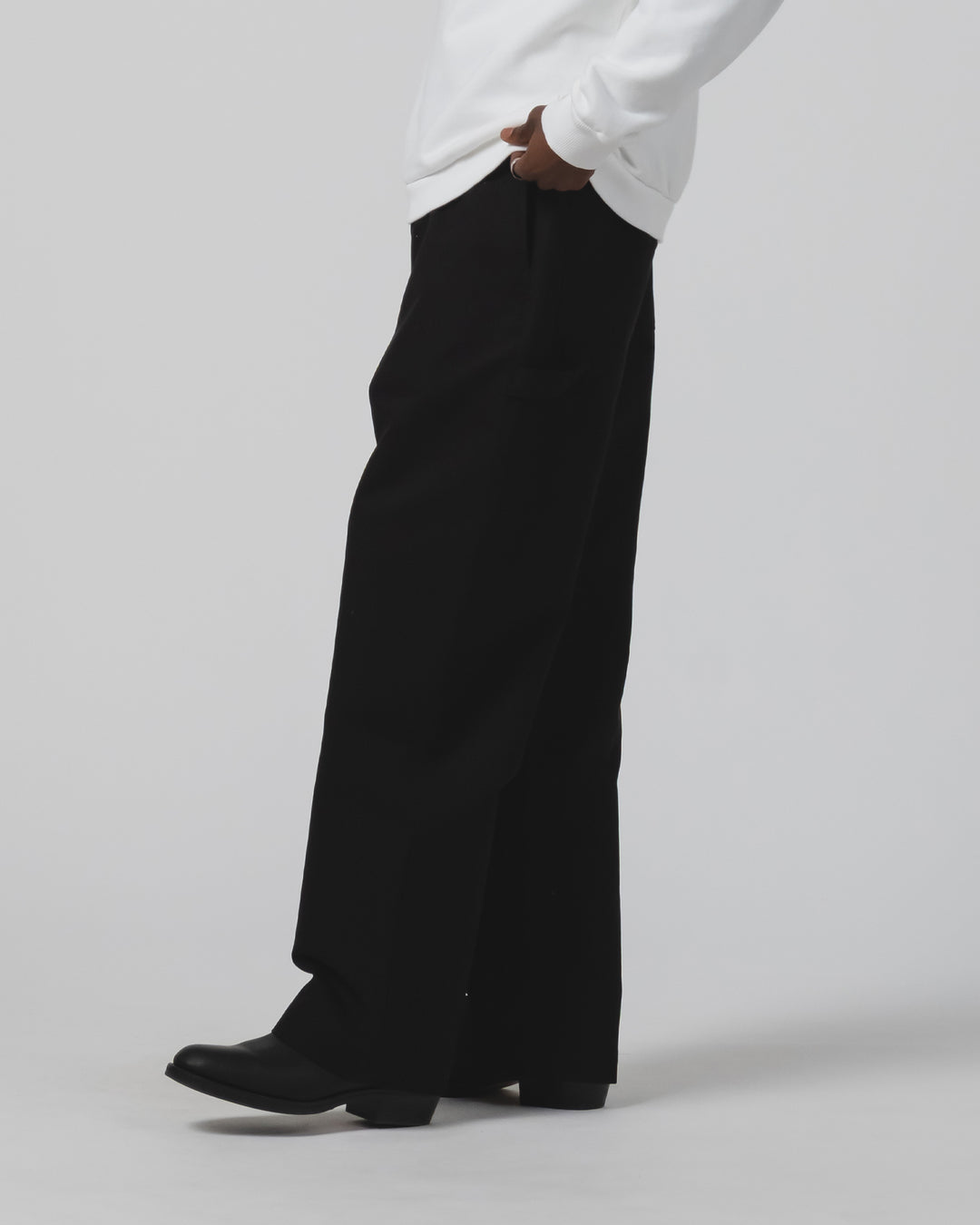 Oakland Chino + Badge Nebraska Cotton Black
