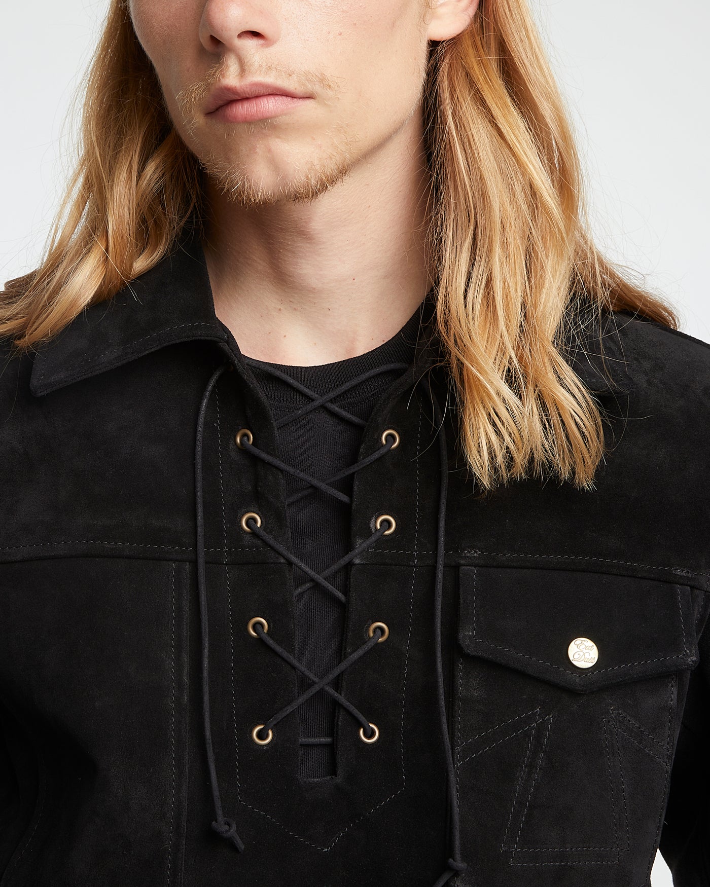 Outlaw Shirt Leather Black