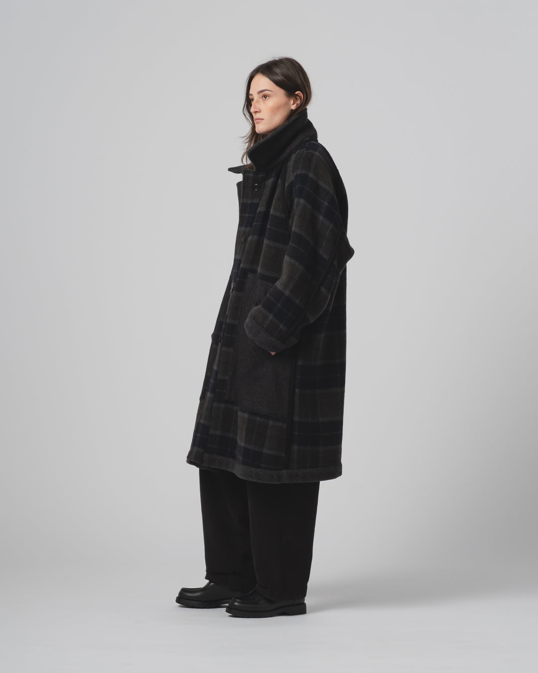 G.o.D Army Trench Golf Wool Caviar
