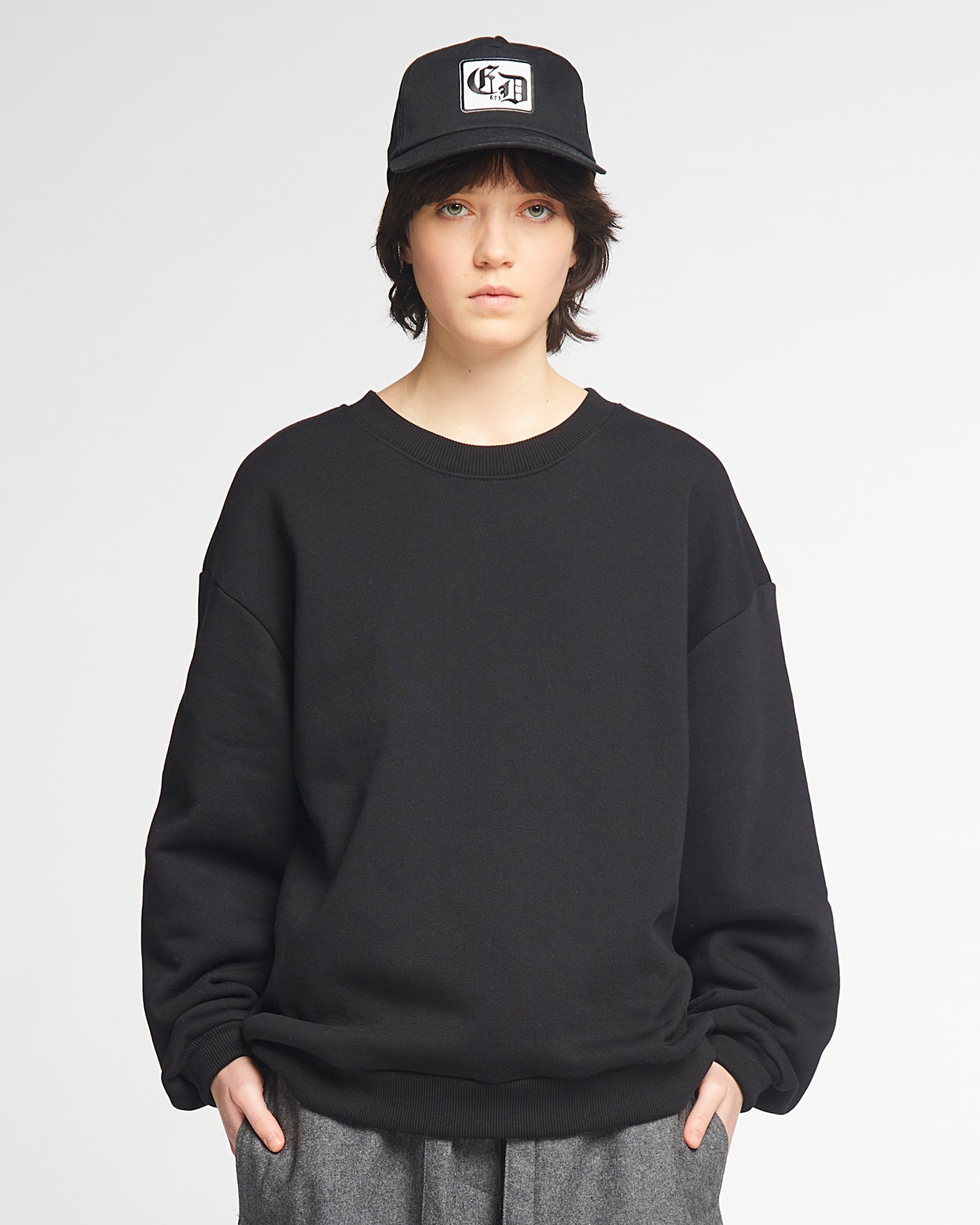 G.o.D Detroit Sweater Basic Cotton Fleece Black
