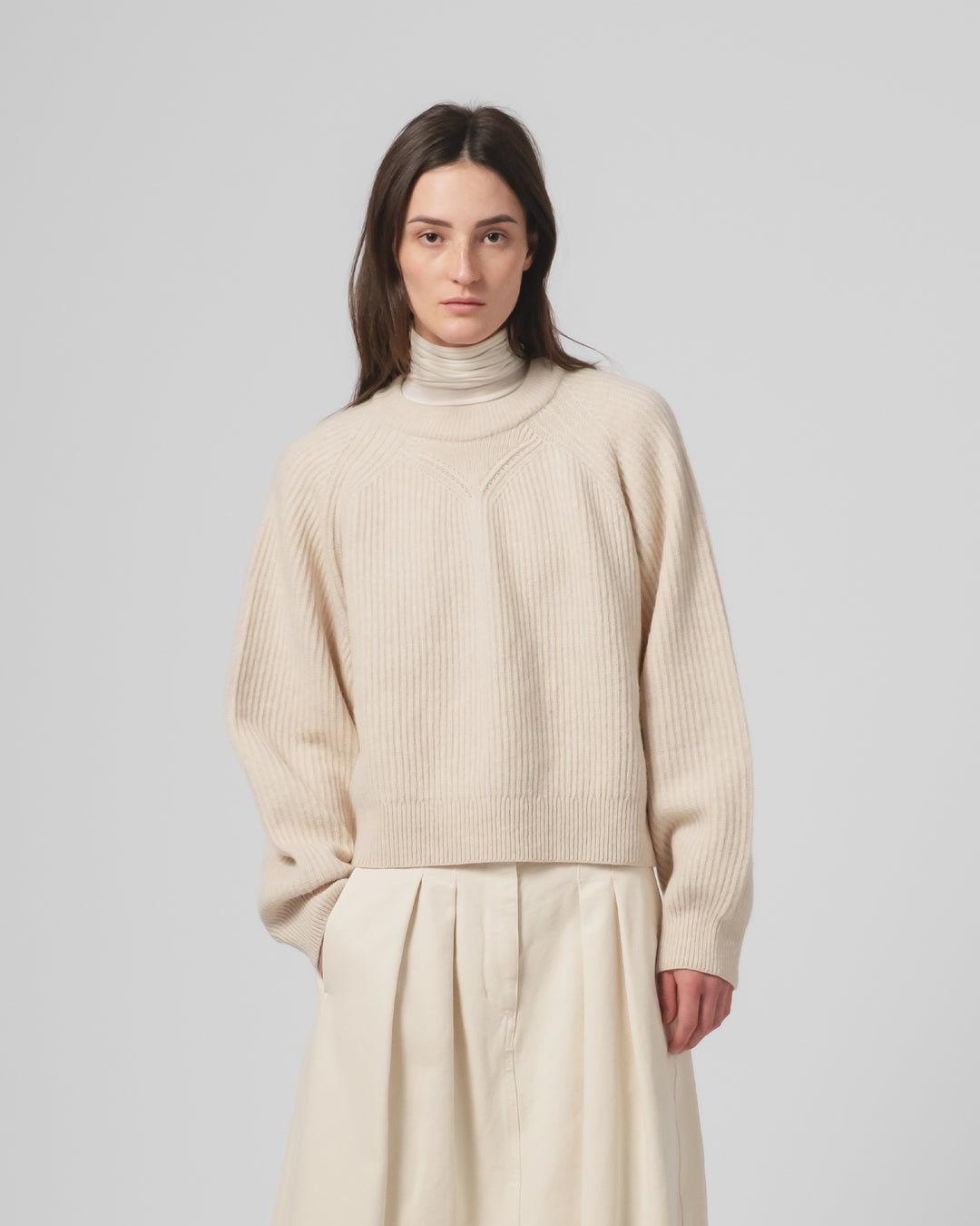 G.o.D Puddle Sweater Delta Wheat