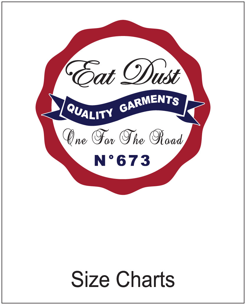 Eat Dust Size Charts