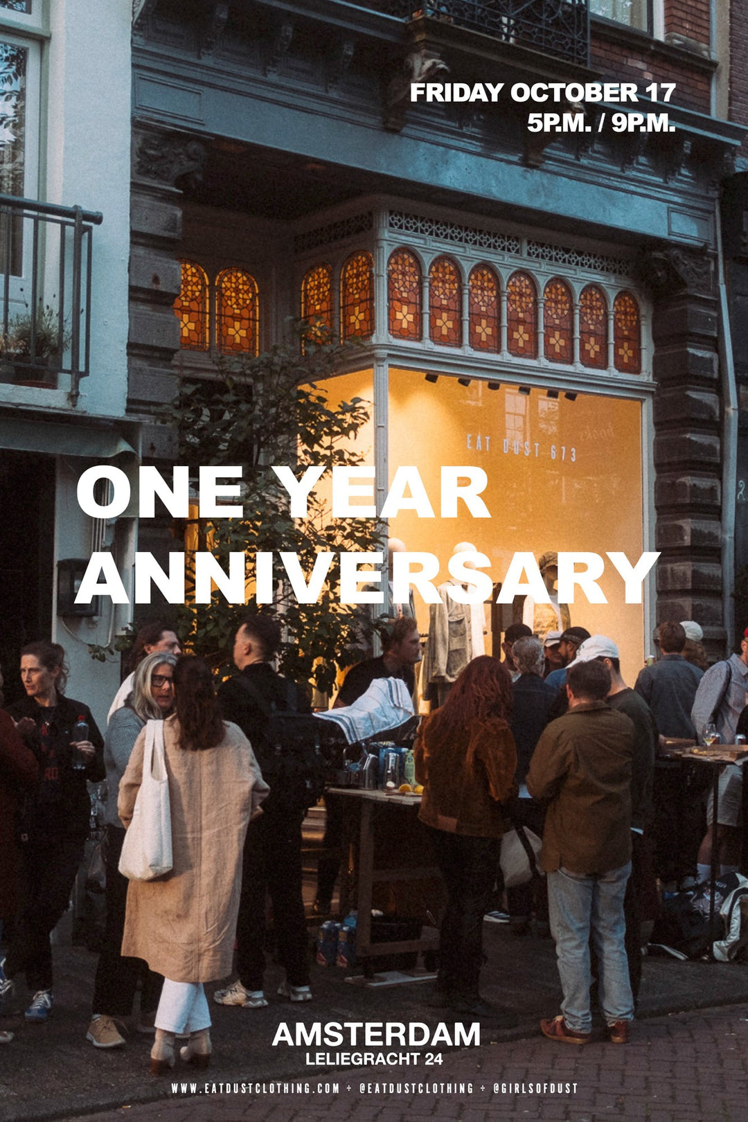 One Year Amsterdam Anniversary