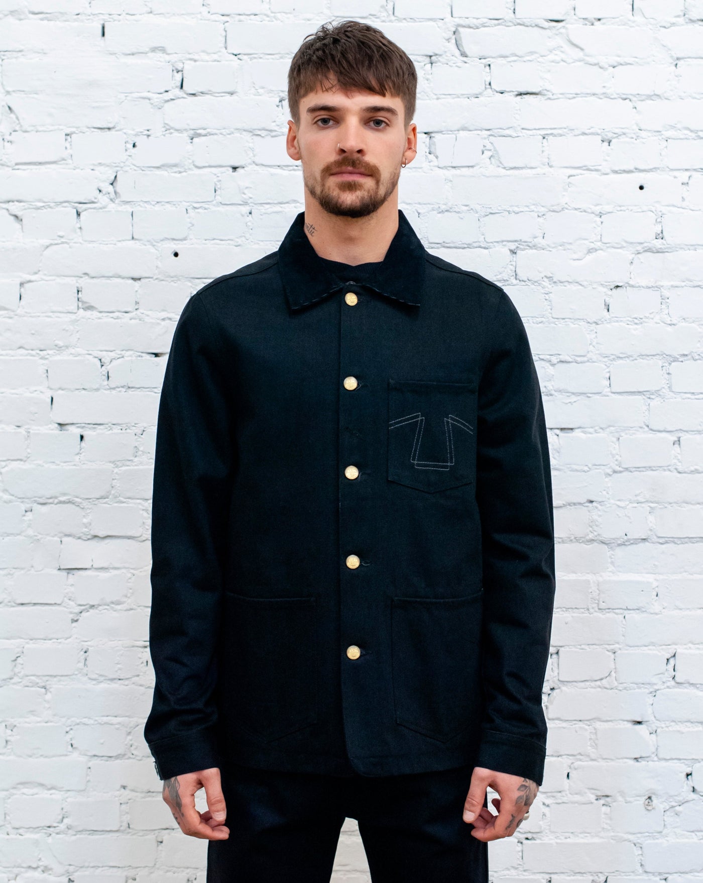 Chore Jacket 673 Black Denim