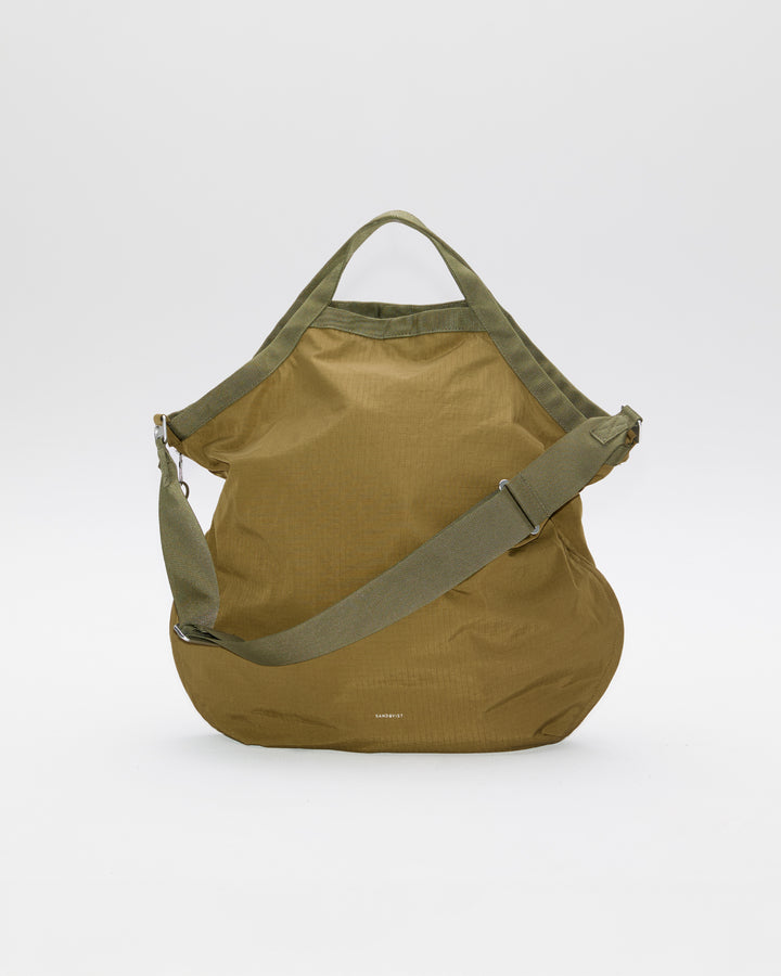 GRID Expandable Tote Bag Olive