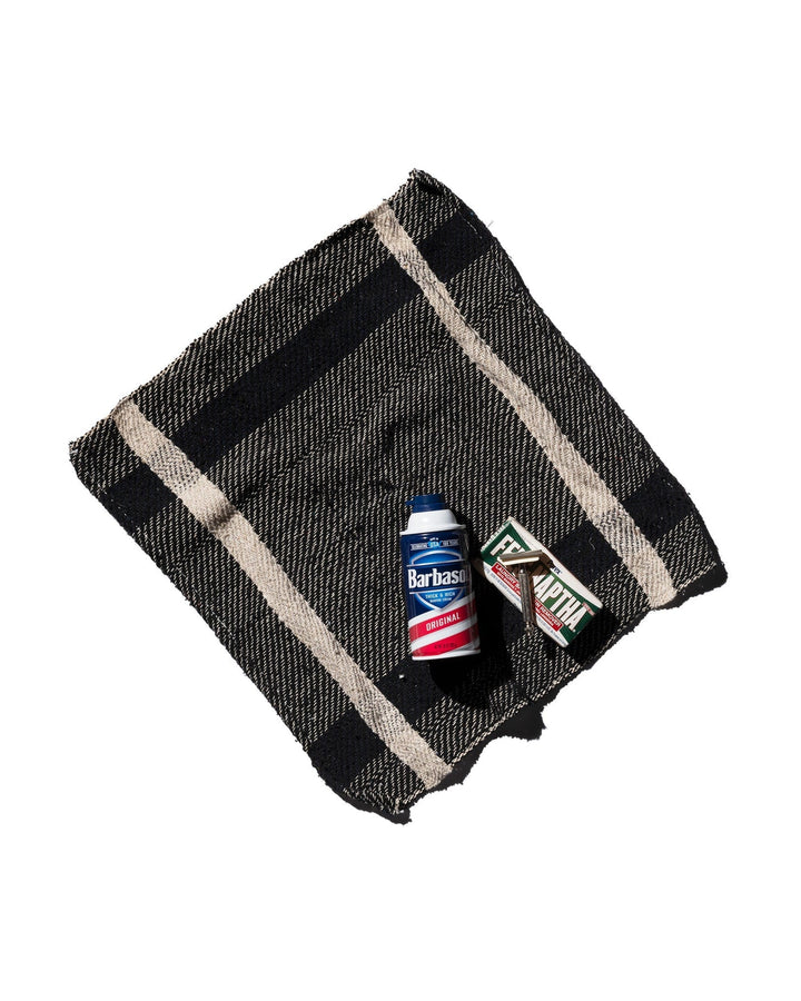 Vintage Indian Cloth Black Check