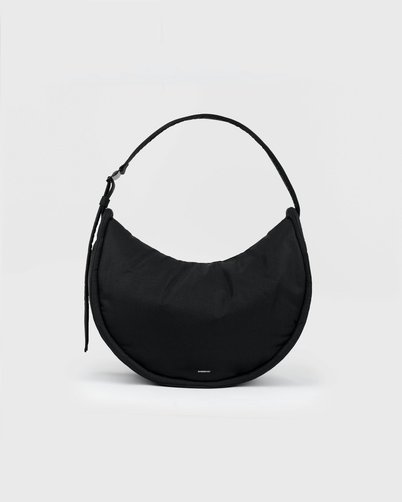 Curve Crossbody Bag Round Large Black