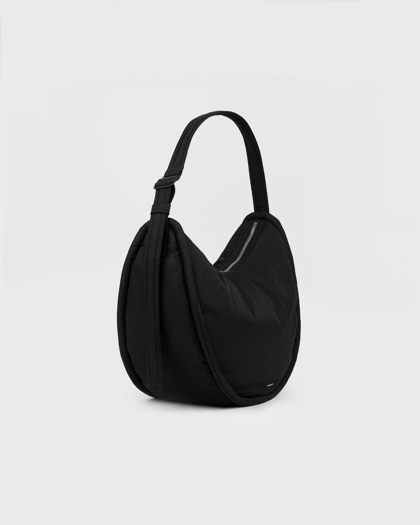 Curve Crossbody Bag Round Large Black