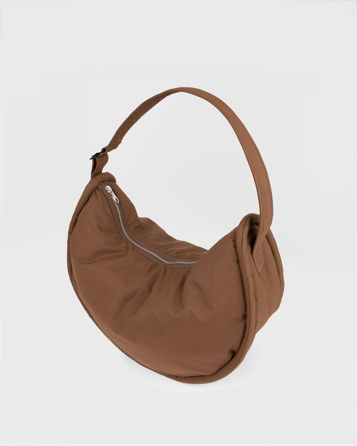 Curve Crossbody Bag Round Large Dark Taupe