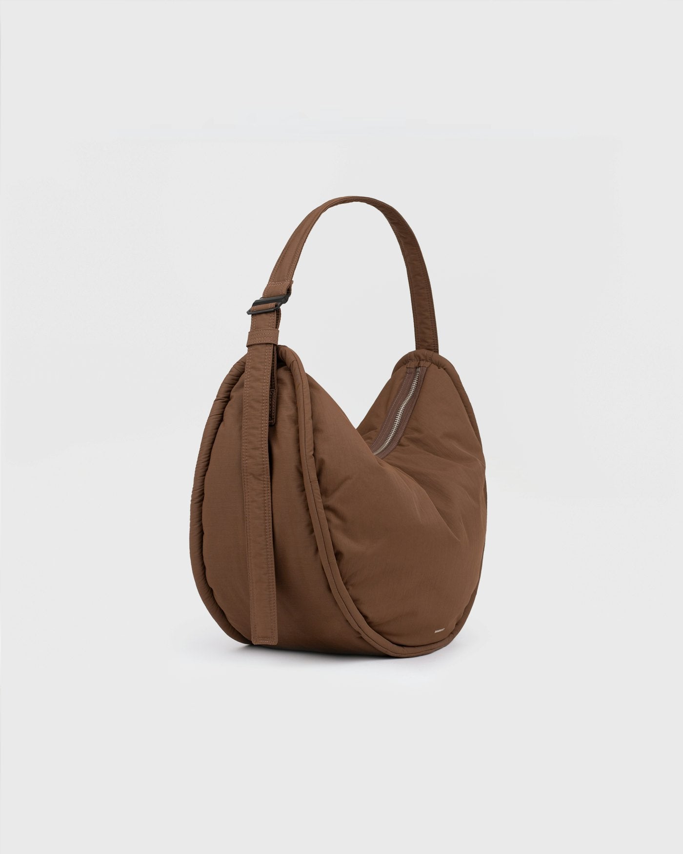 Curve Crossbody Bag Round Large Dark Taupe