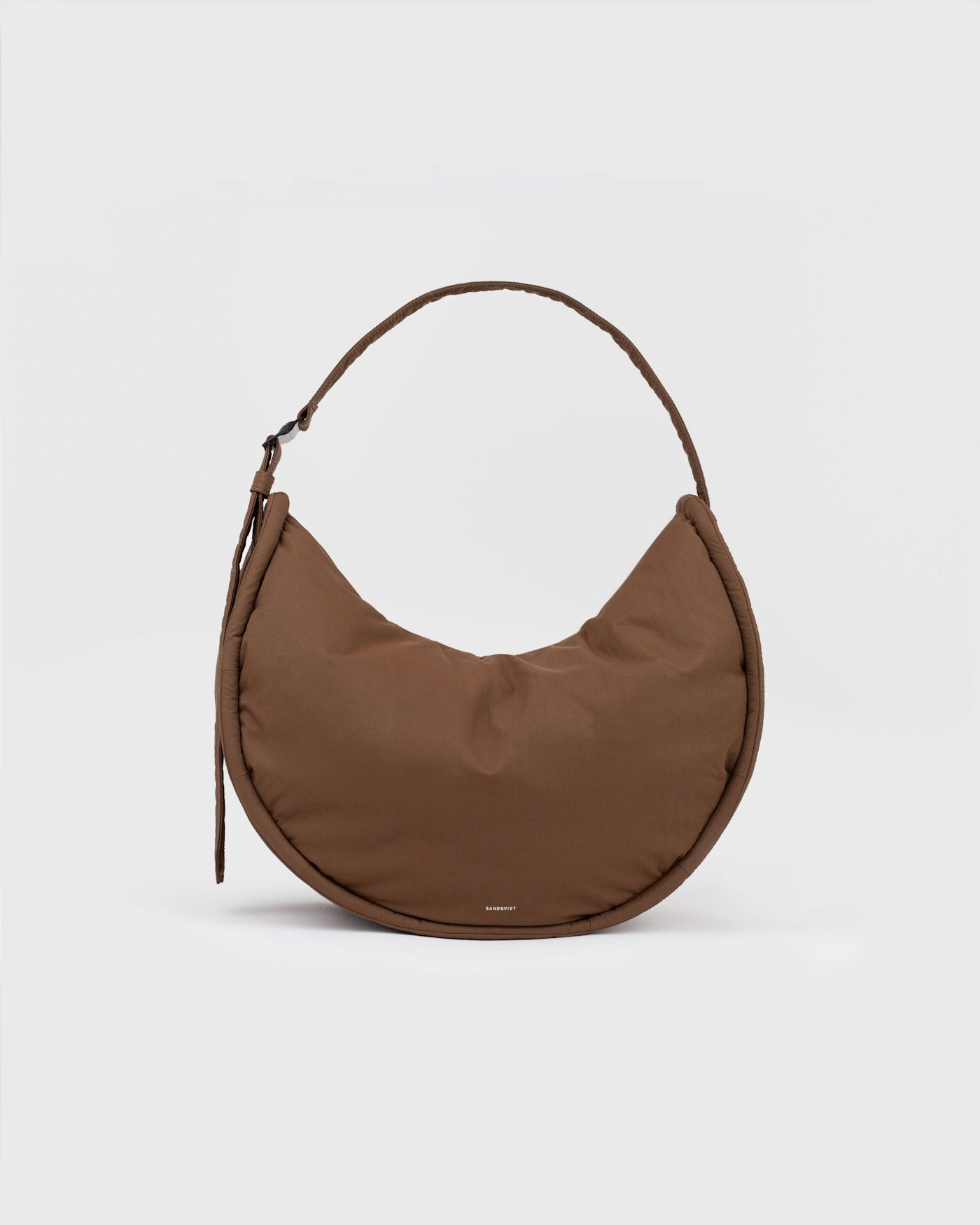 Curve Crossbody Bag Round Large Dark Taupe
