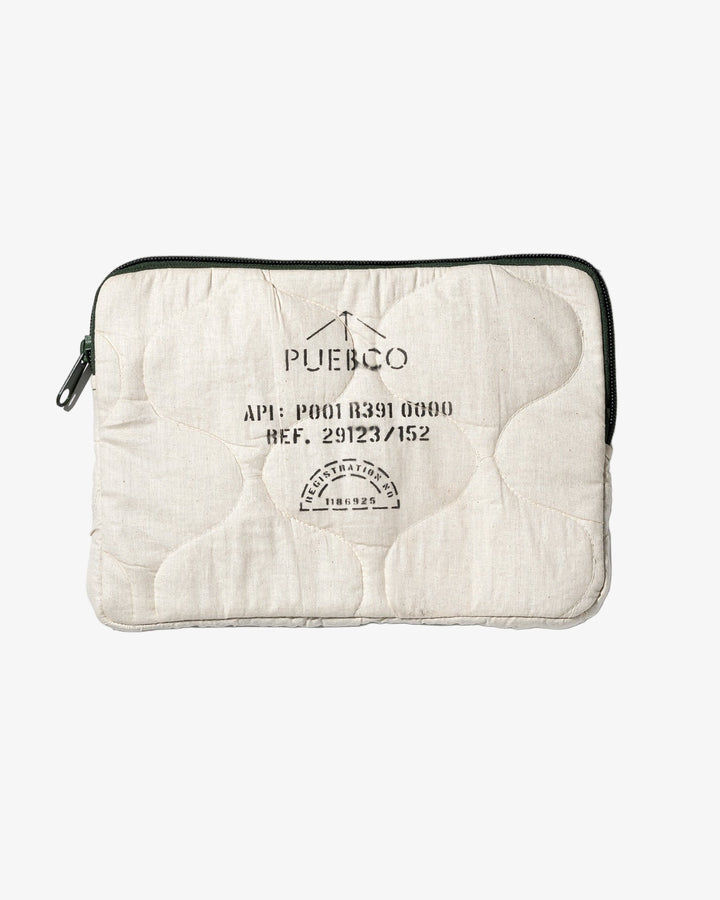 コットンキルティングラップトップケース