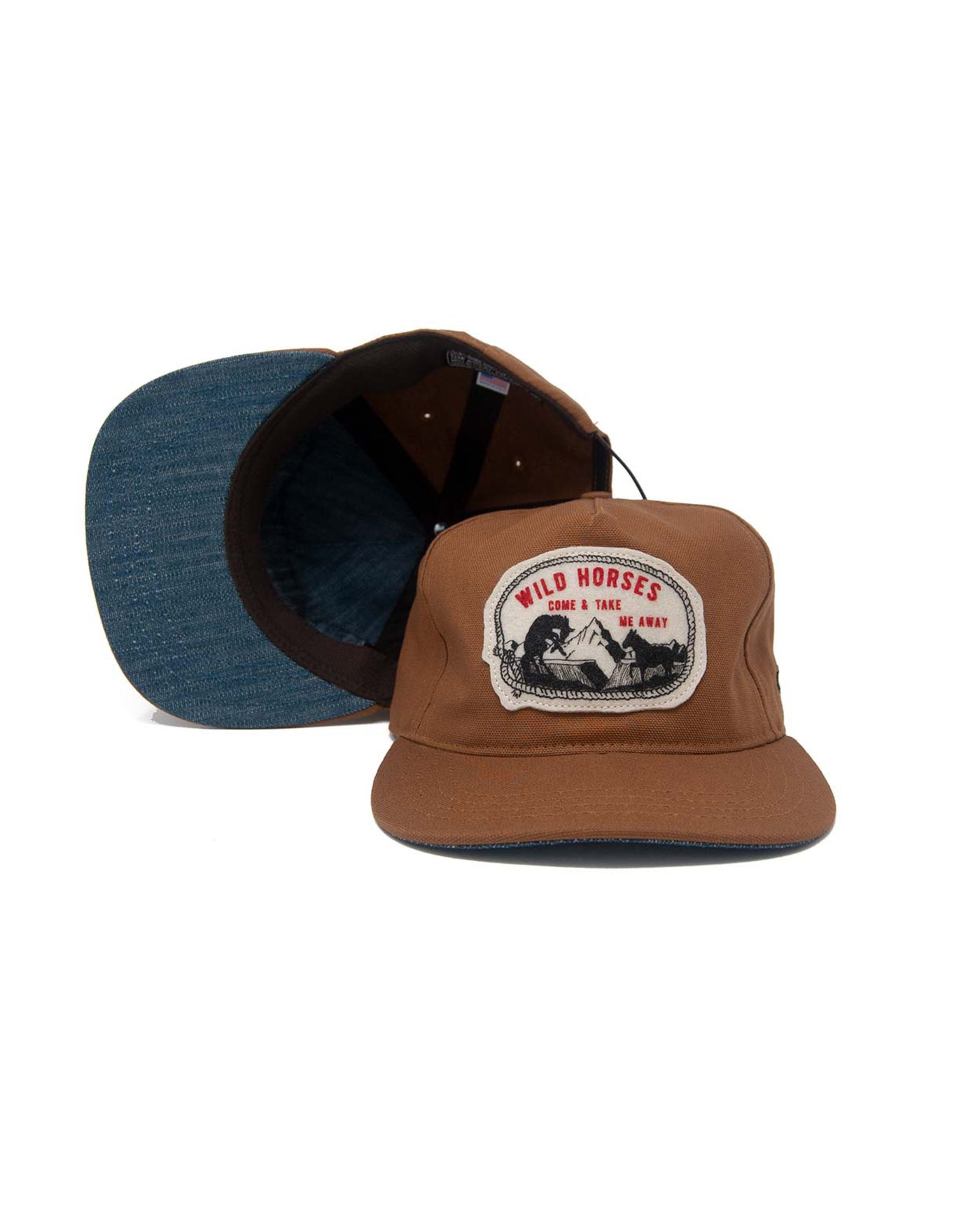 T.A.C Wild Horses II Strapback Ranch Brown