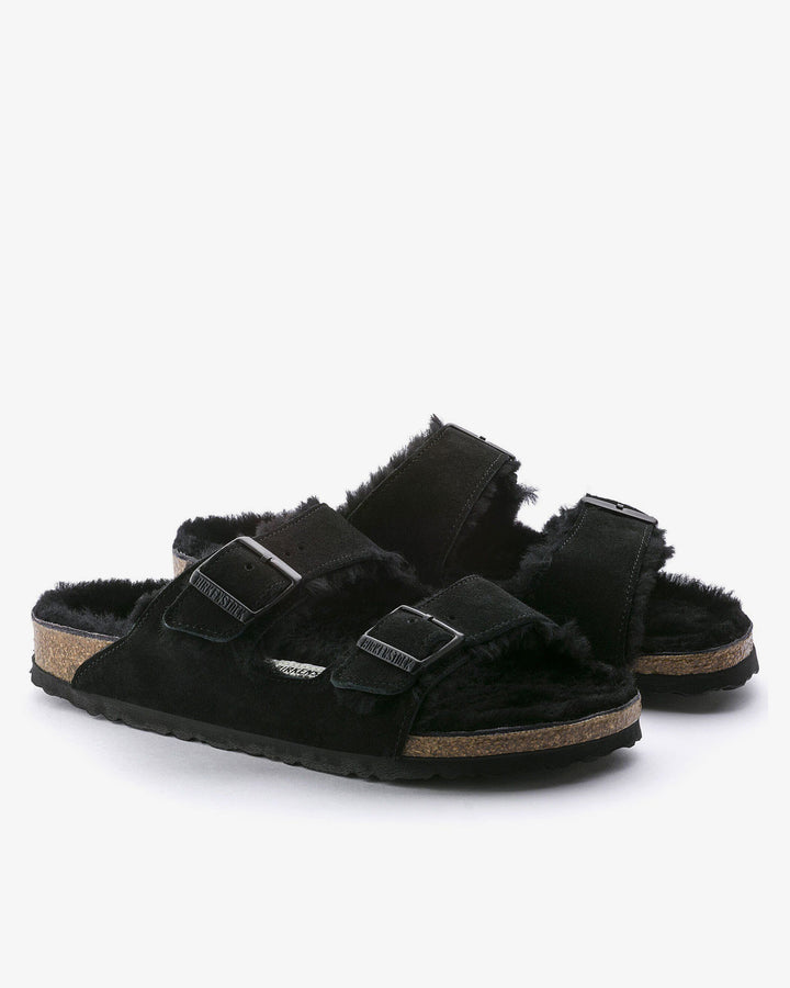Birkenstock Arizona Shearling Black