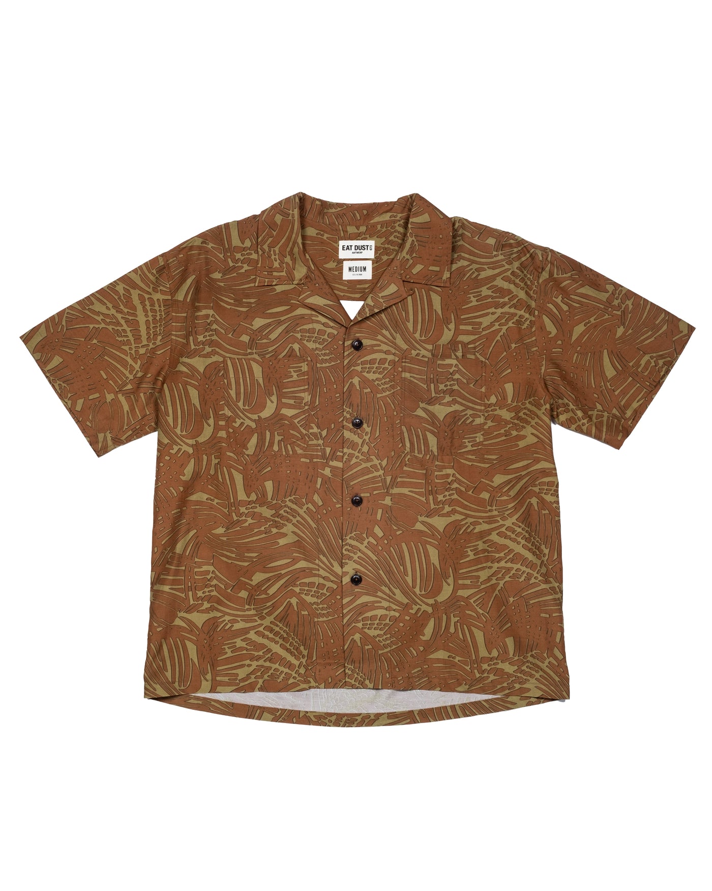 Aloha Shirt Bamboo Rayon Amber