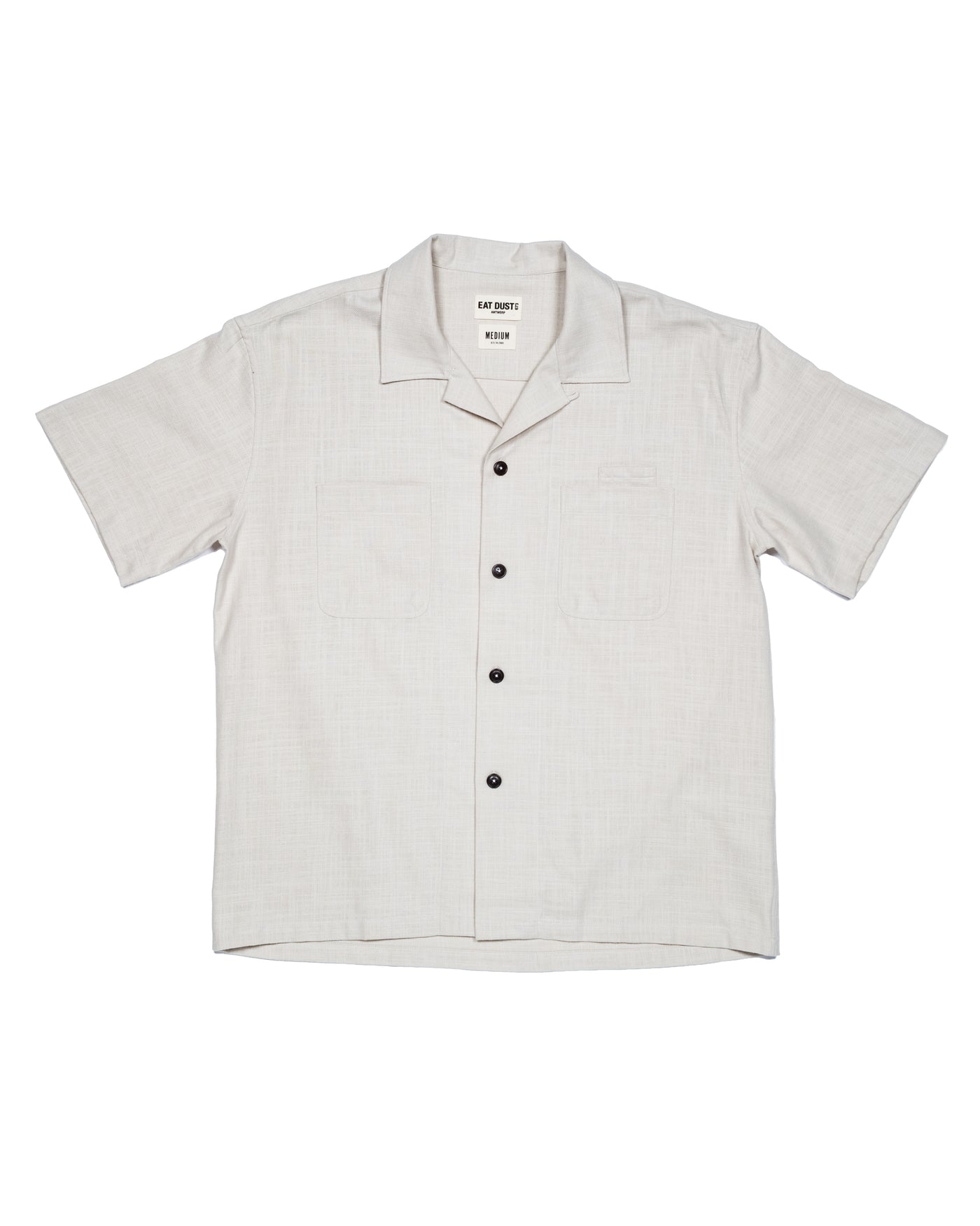 Aloha Shirt Slub Cotton Off White