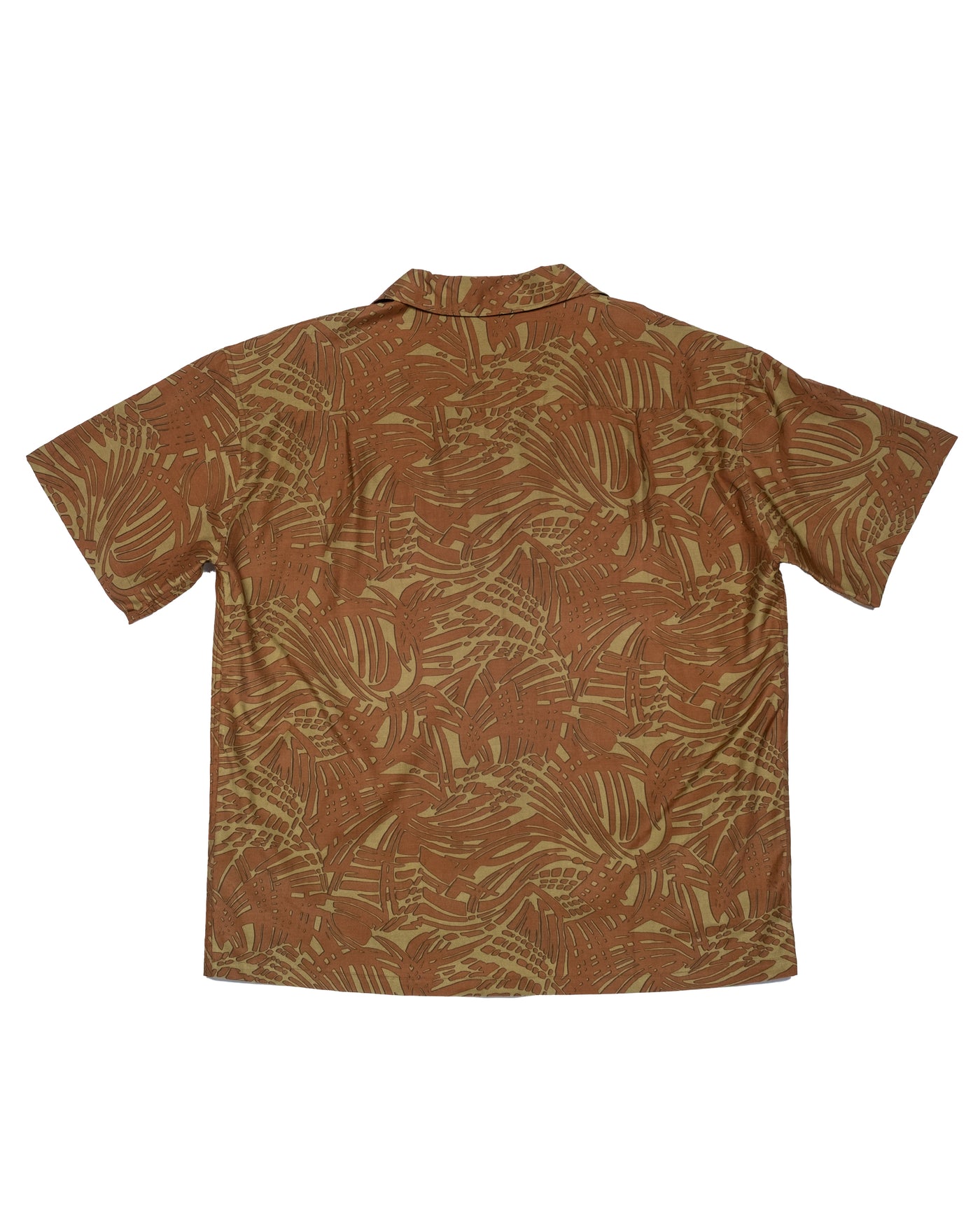 Aloha Shirt Bamboo Rayon Amber