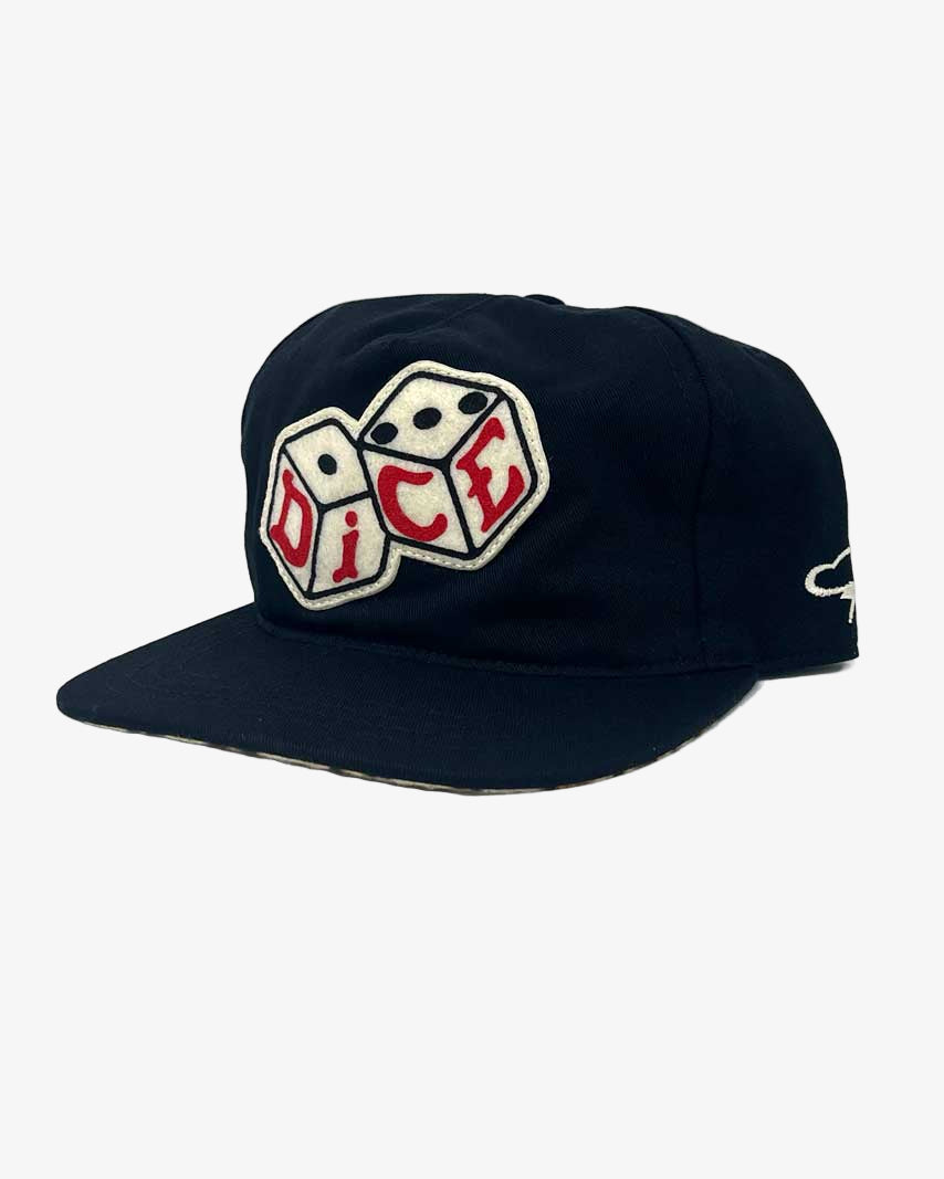 T.A.C DICE Bones II Black Snapback