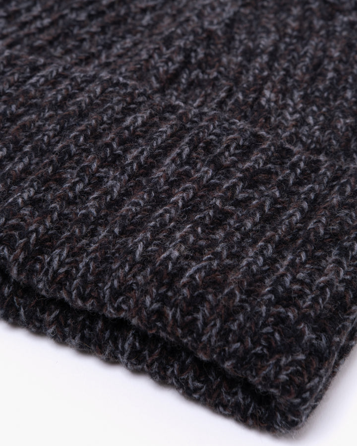 Wool Cashmere Beanie Anthracite Melange