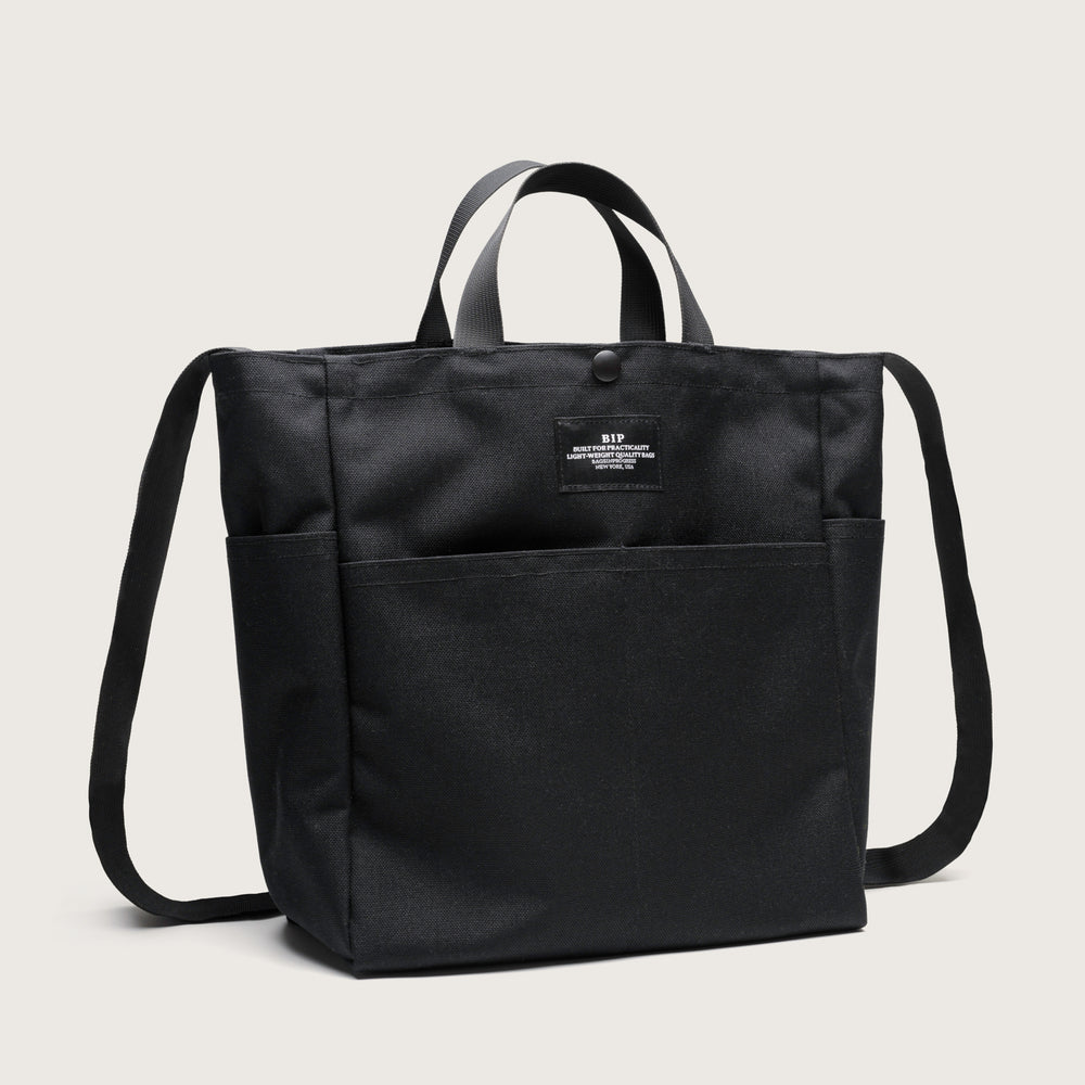 Multi-pocket Bag Medium Canvas Nylon Black