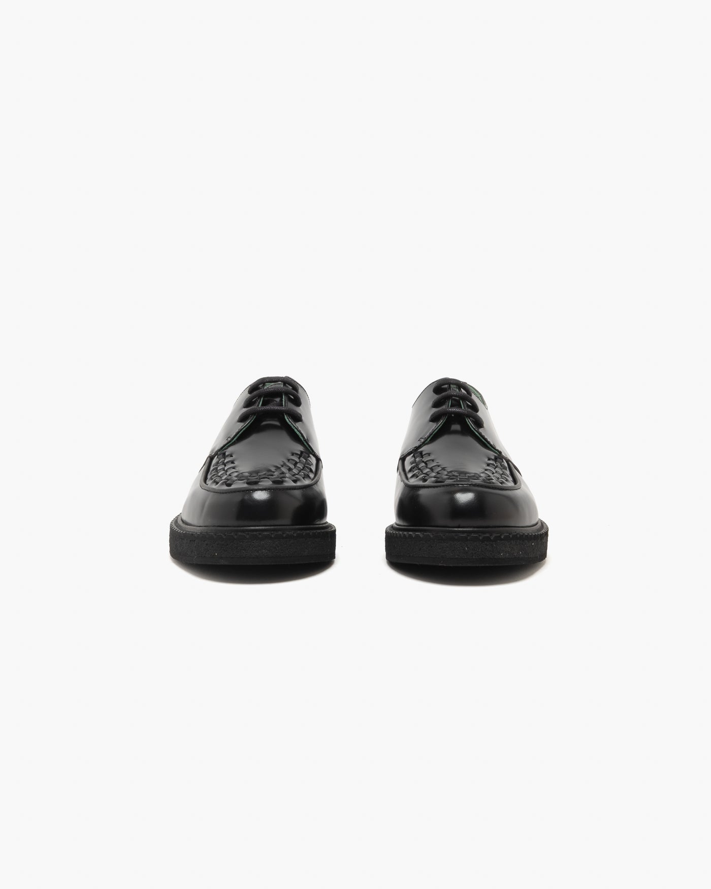 Vinny's Boat Creeper Polido Leather Black