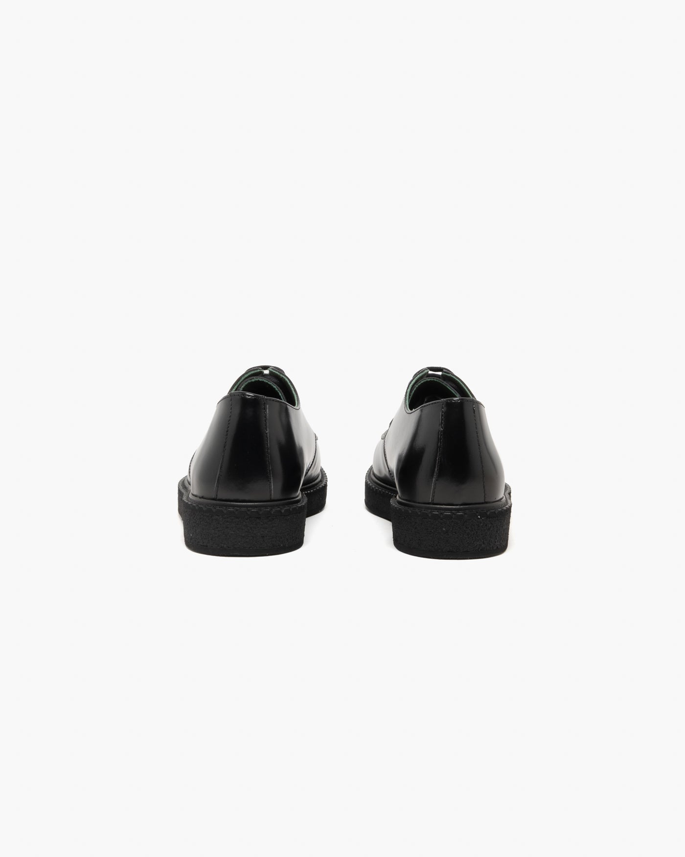 Vinny's Boat Creeper Polido Leather Black