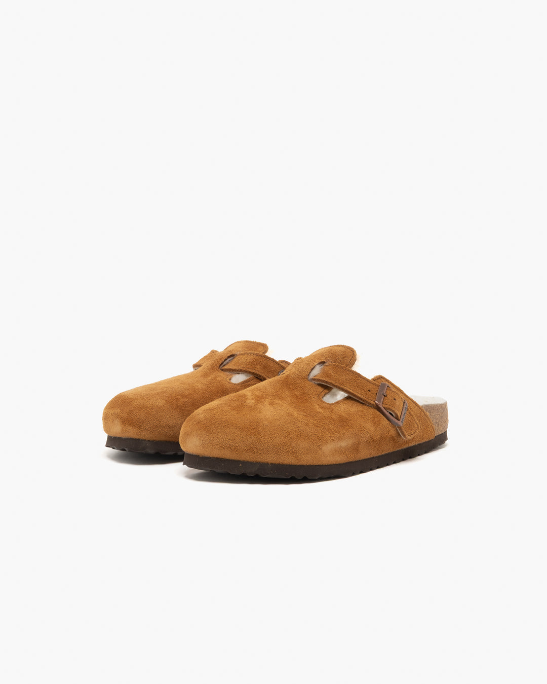 Birkenstock ボストン シアリング ミンク