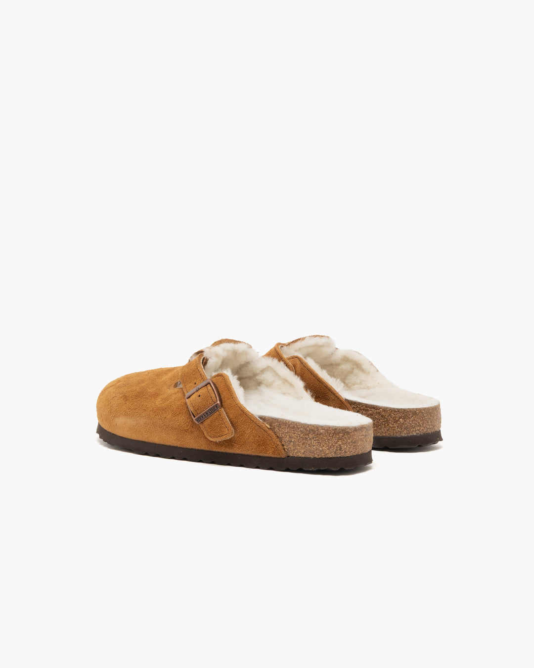 Birkenstock ボストン シアリング ミンク