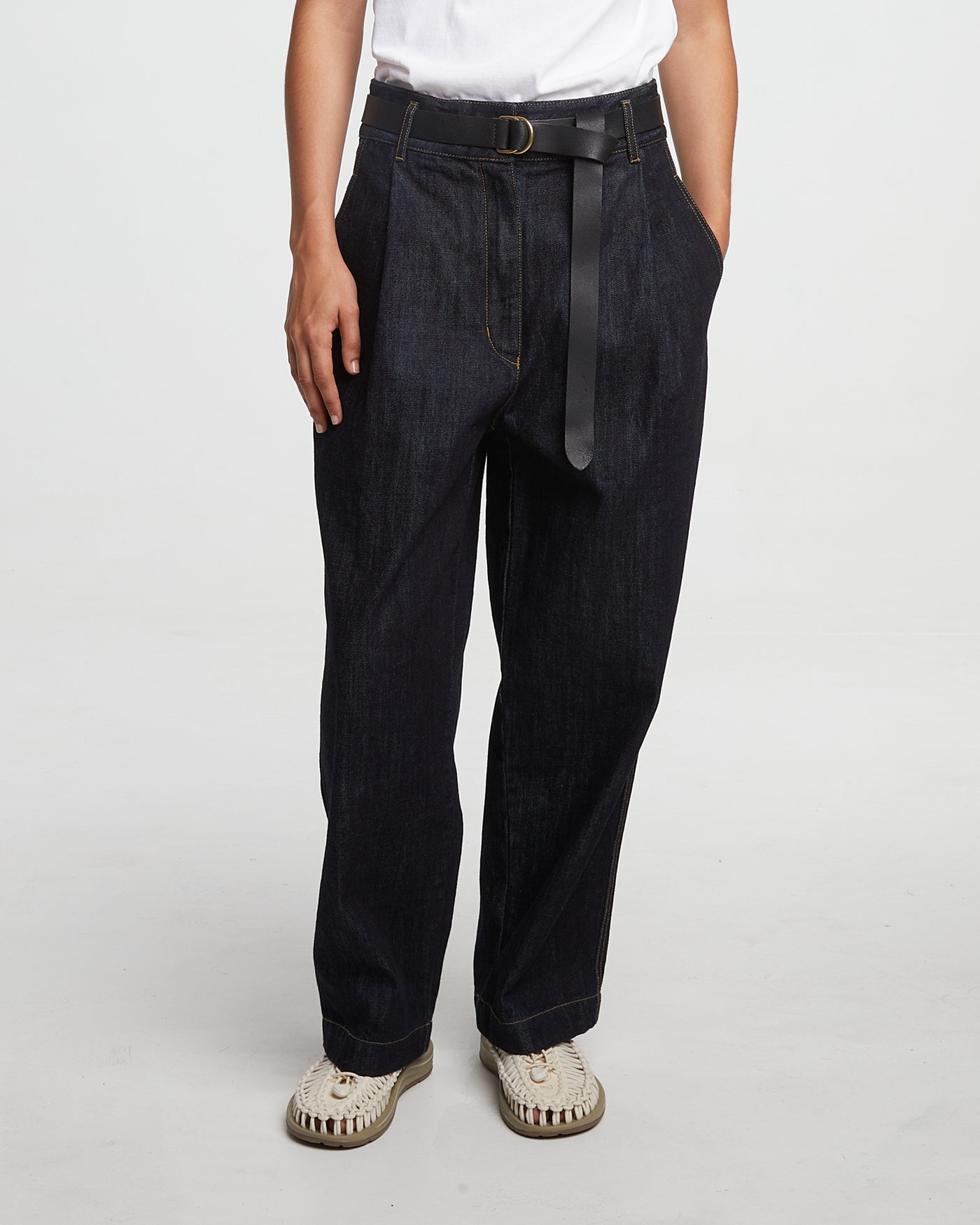 G.o.D British Worker pants Organic Denim Blue