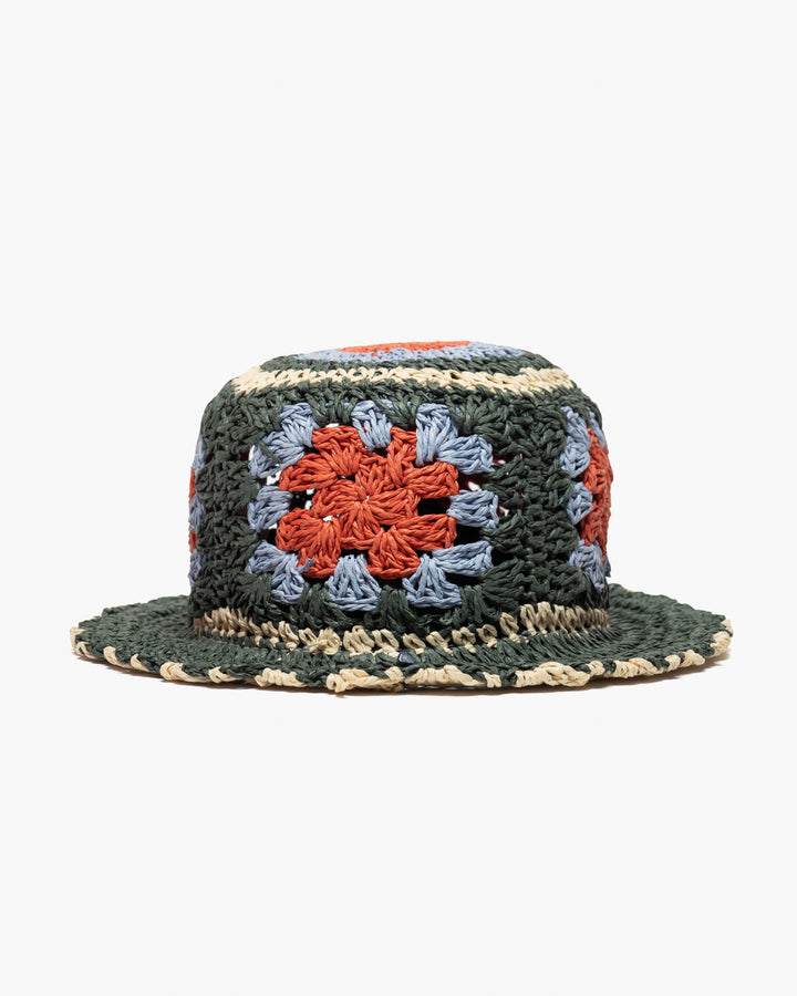 Miracolo Crochet Bucket Hat Multicolor