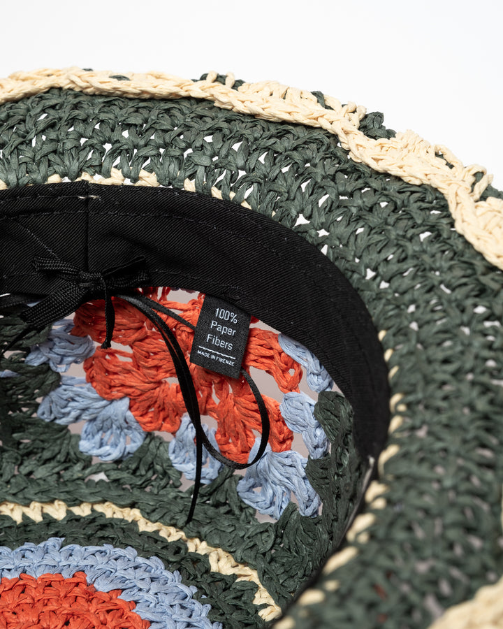 Miracolo Crochet Bucket Hat Multicolor