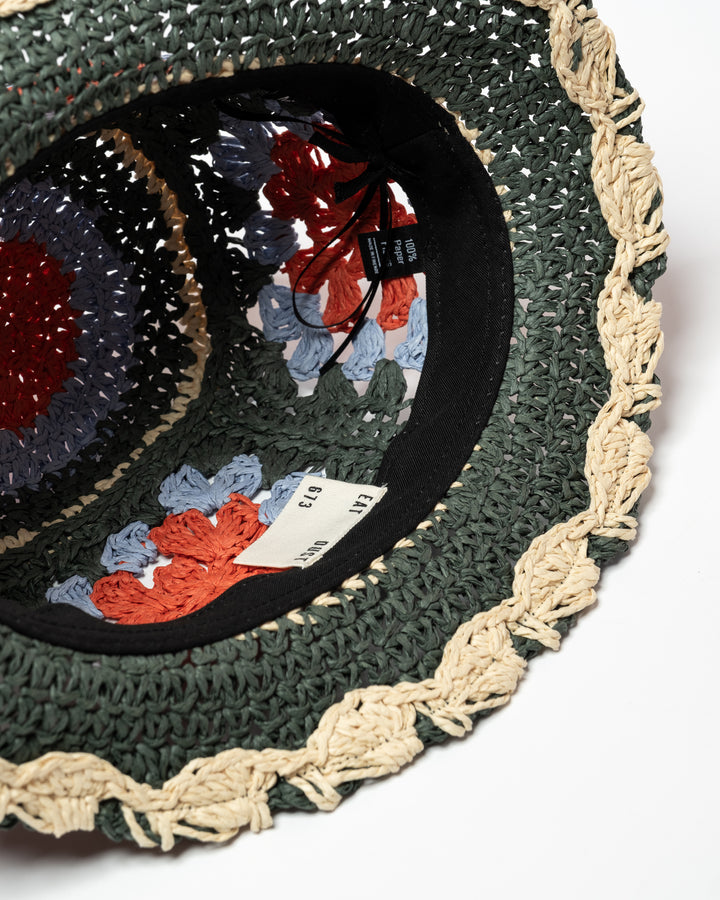 Miracolo Crochet Bucket Hat Multicolor
