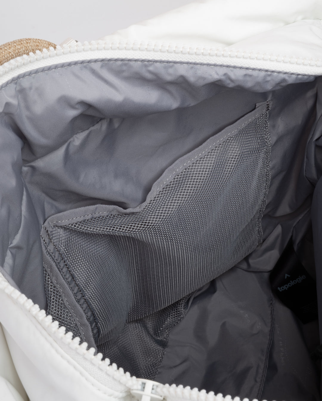 Topologie Cloud Tote Marshmallow + 10mm Rope Loop Coffee Melange