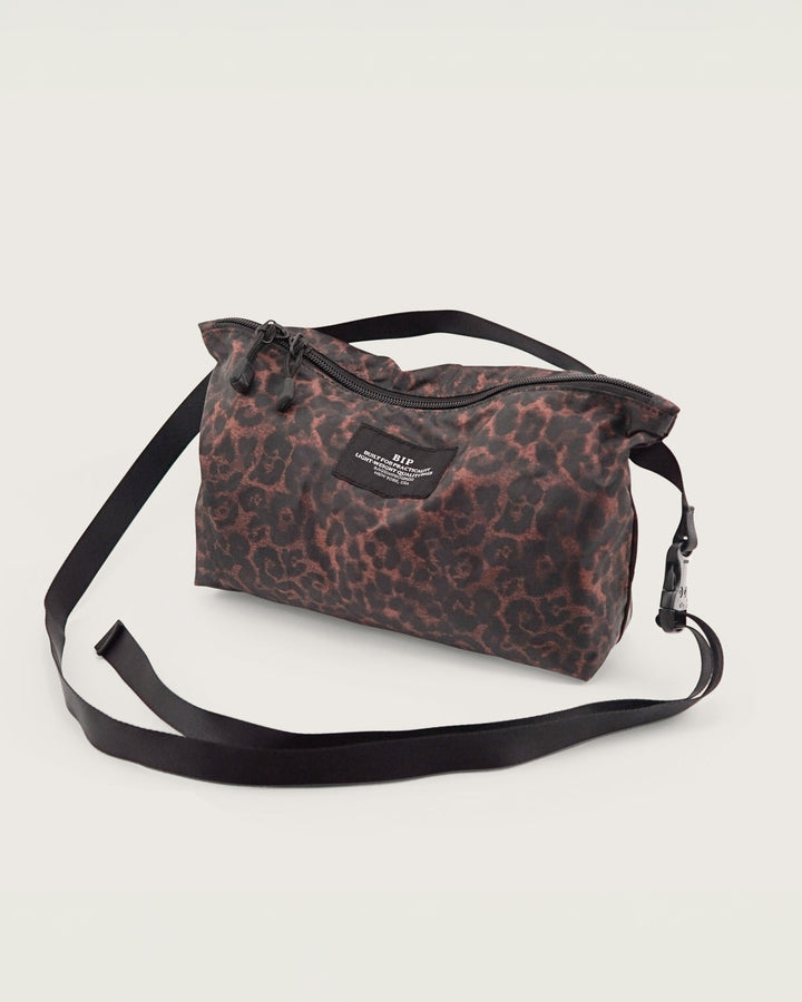 Fannypack Crossbody Printed Polyester Leopard