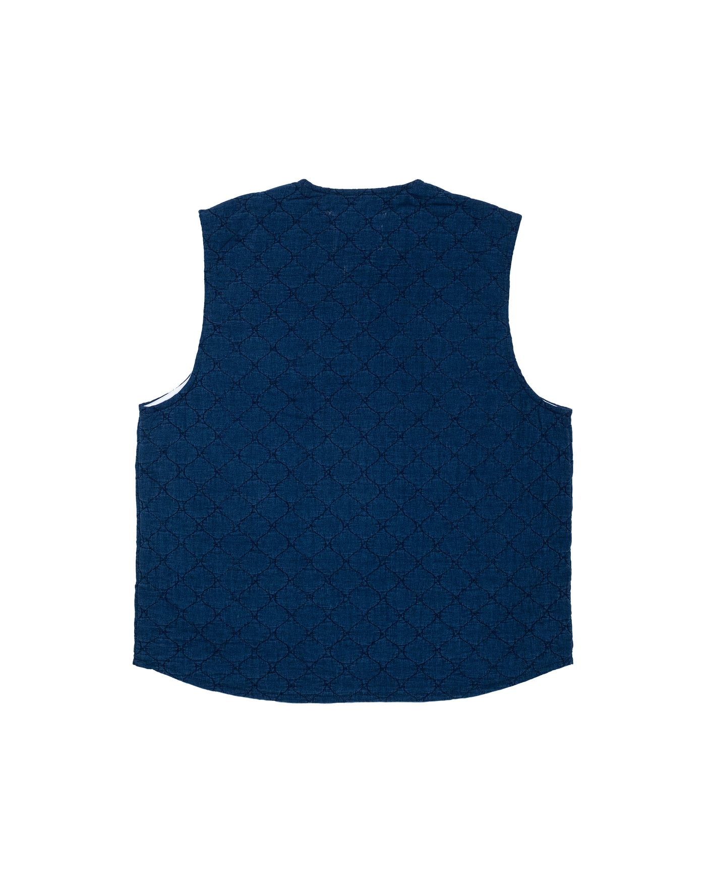 Deck Vest Padded Denim Stone Blue