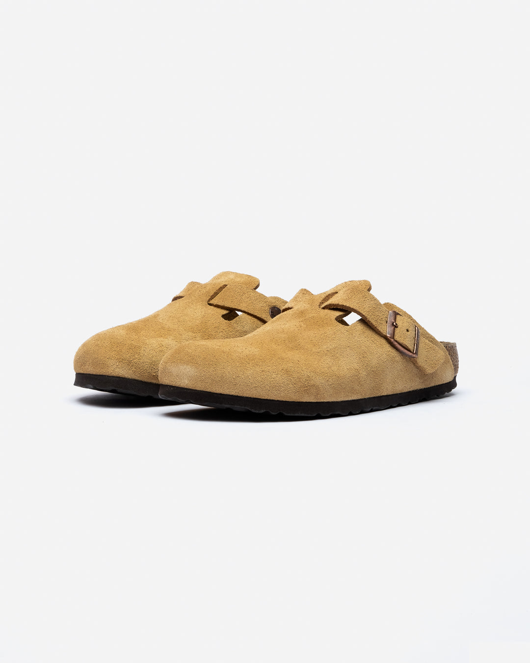 Birkenstock ボストン ラテ クリーム