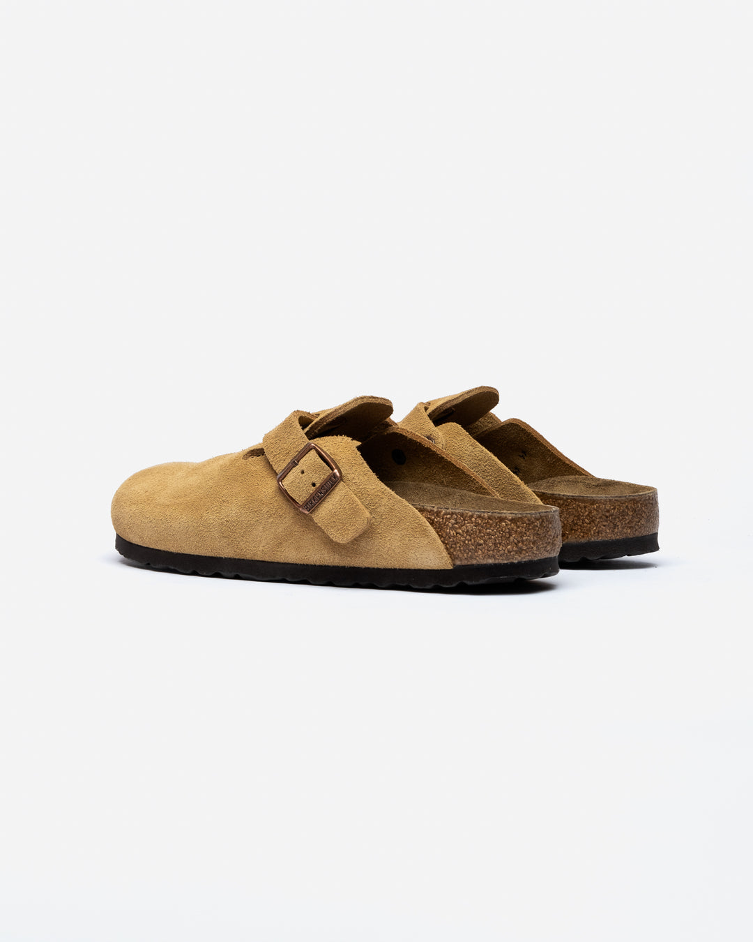 Birkenstock ボストン ラテ クリーム