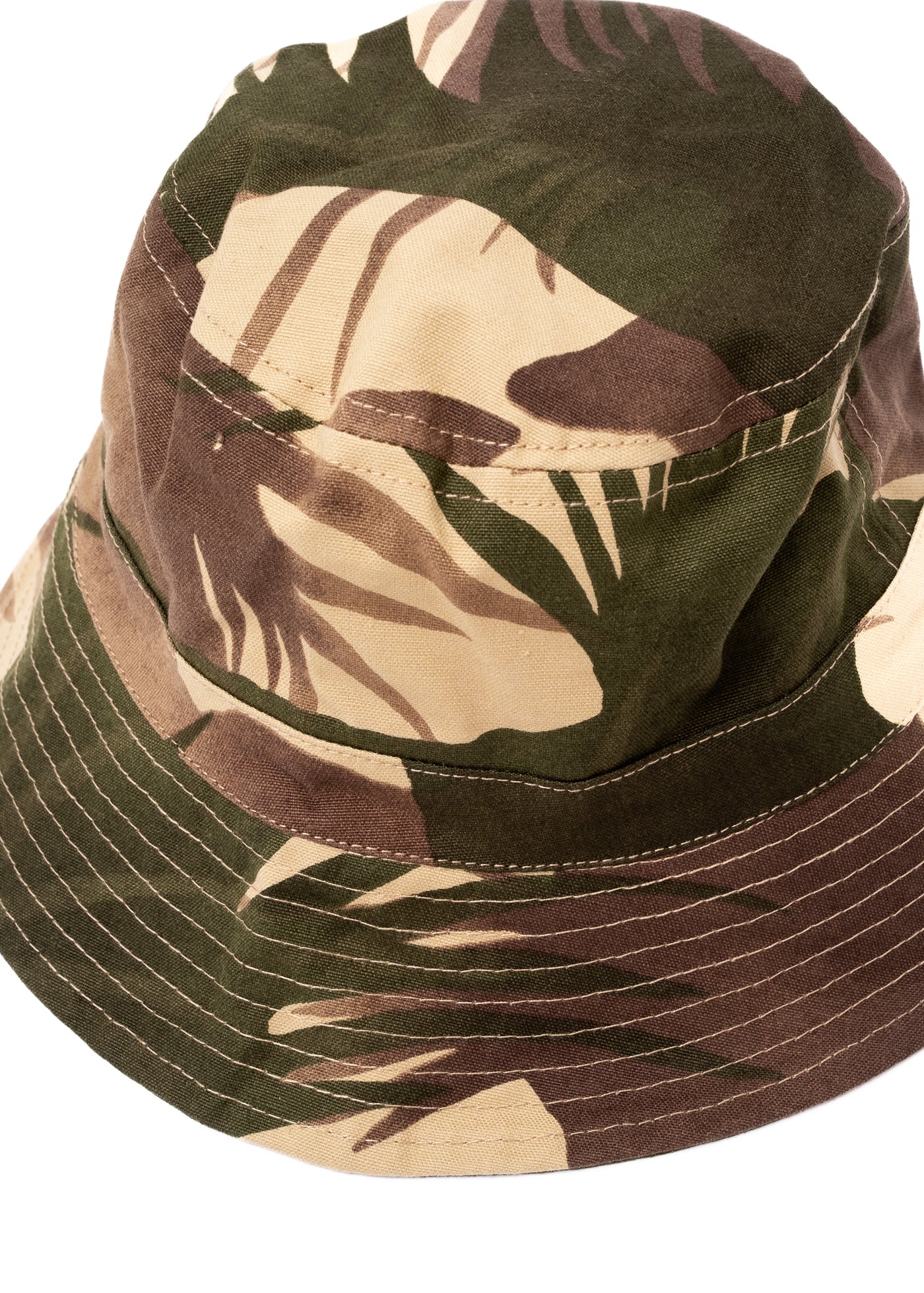 Bucket Hat Tropical Cotton Dune