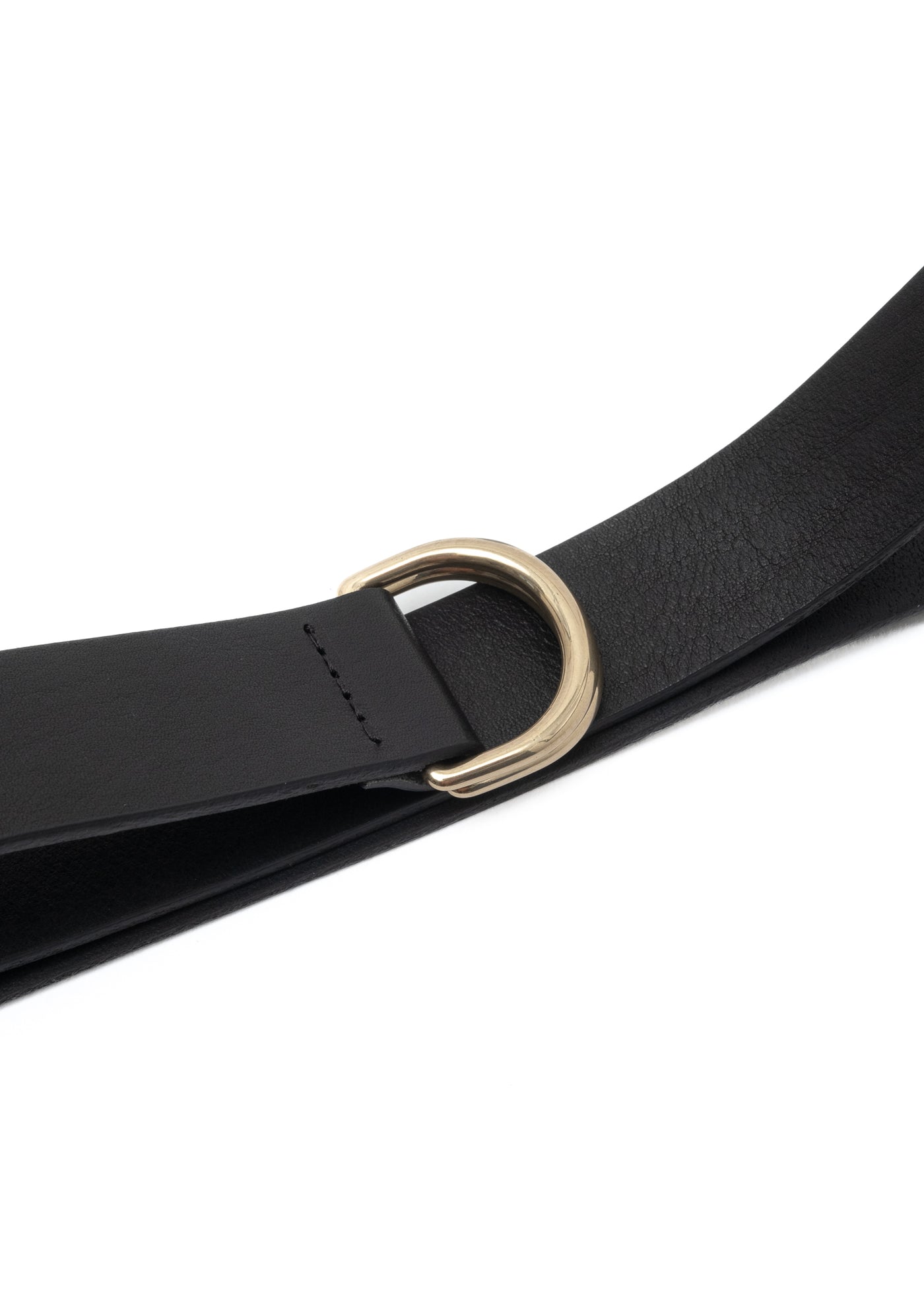 G.o.D Belt Long Leather Black