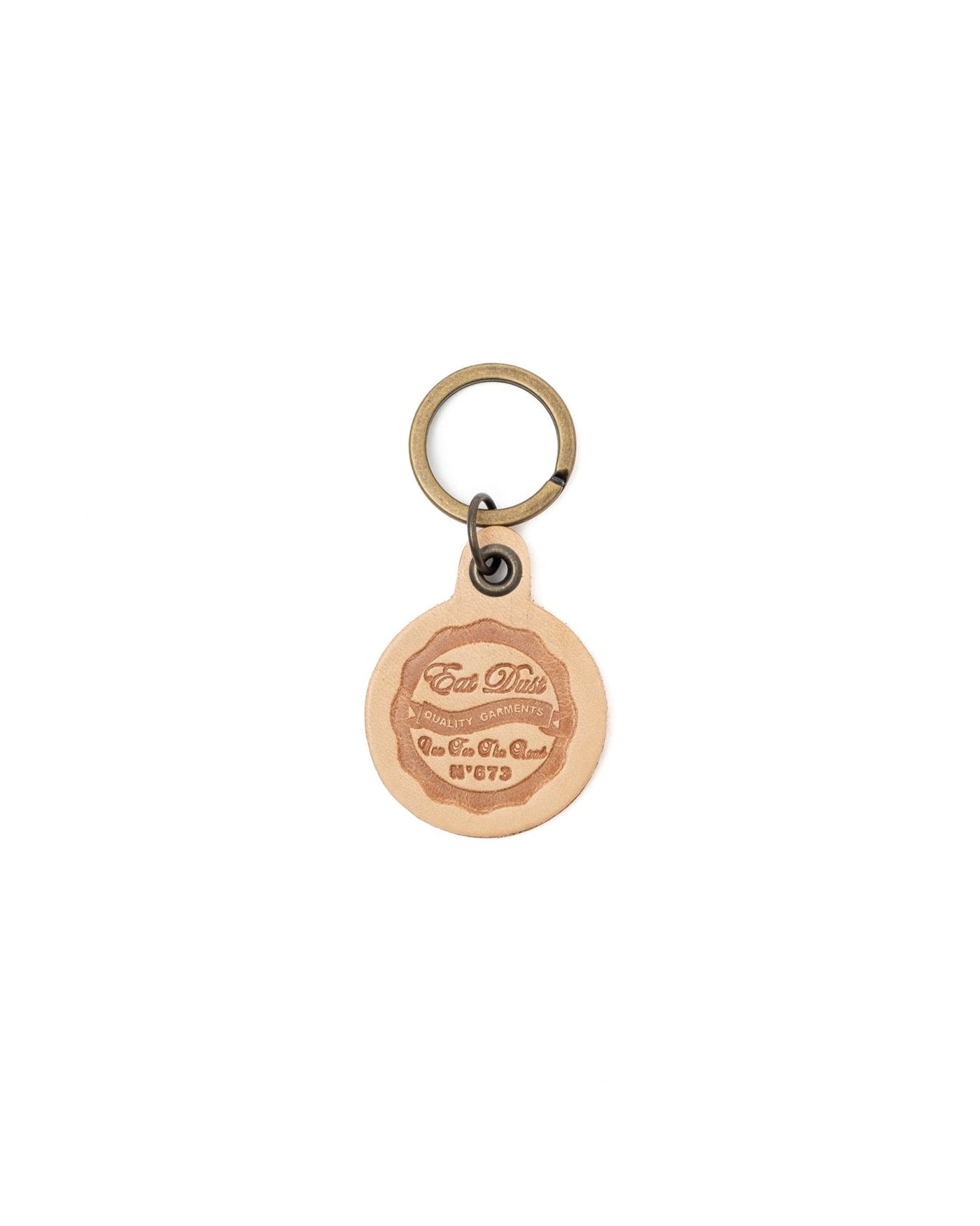 Leather Key Hanger Small Natural